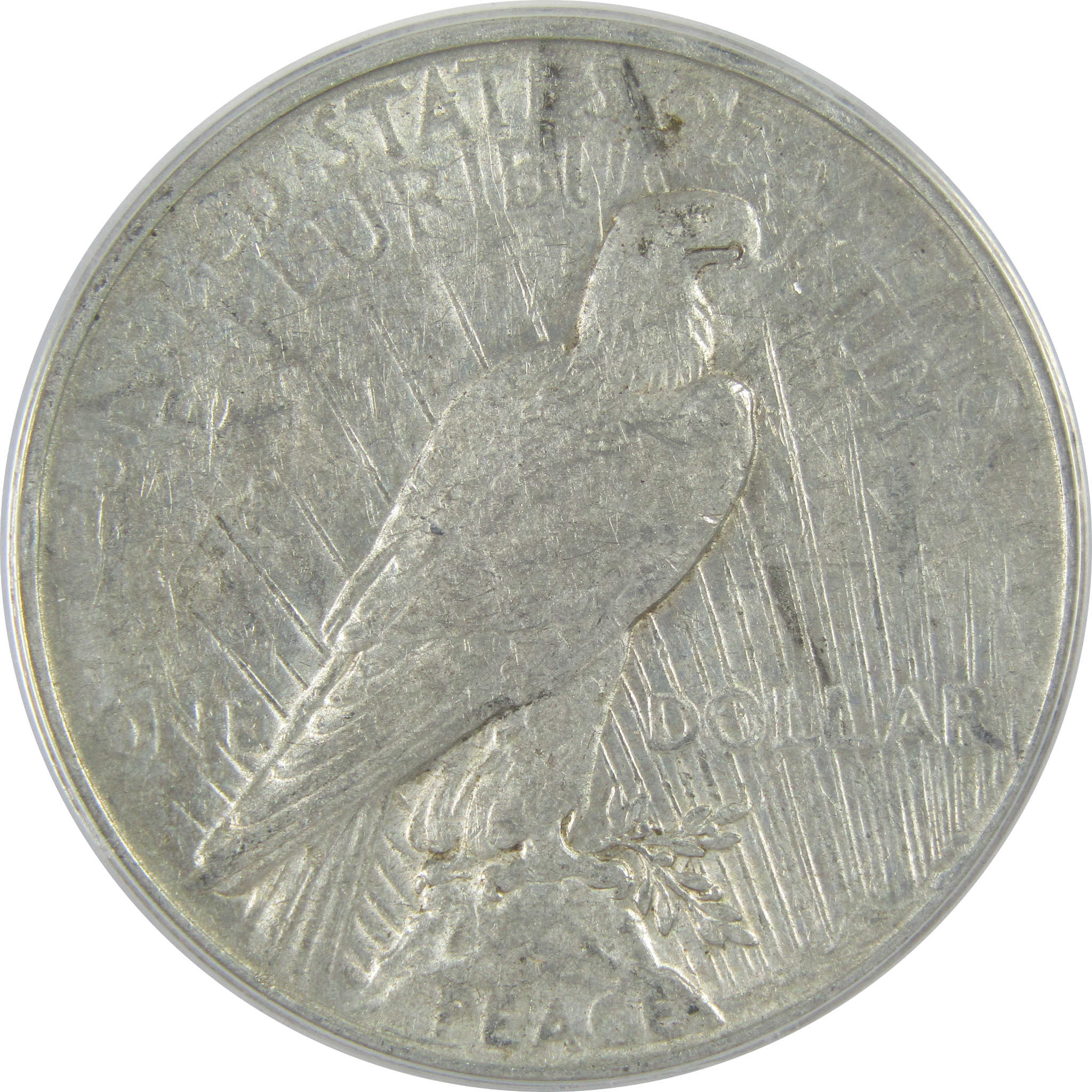 1927 D Peace Dollar EF 45 ANACS Silver $1 Coin SKU:I16392