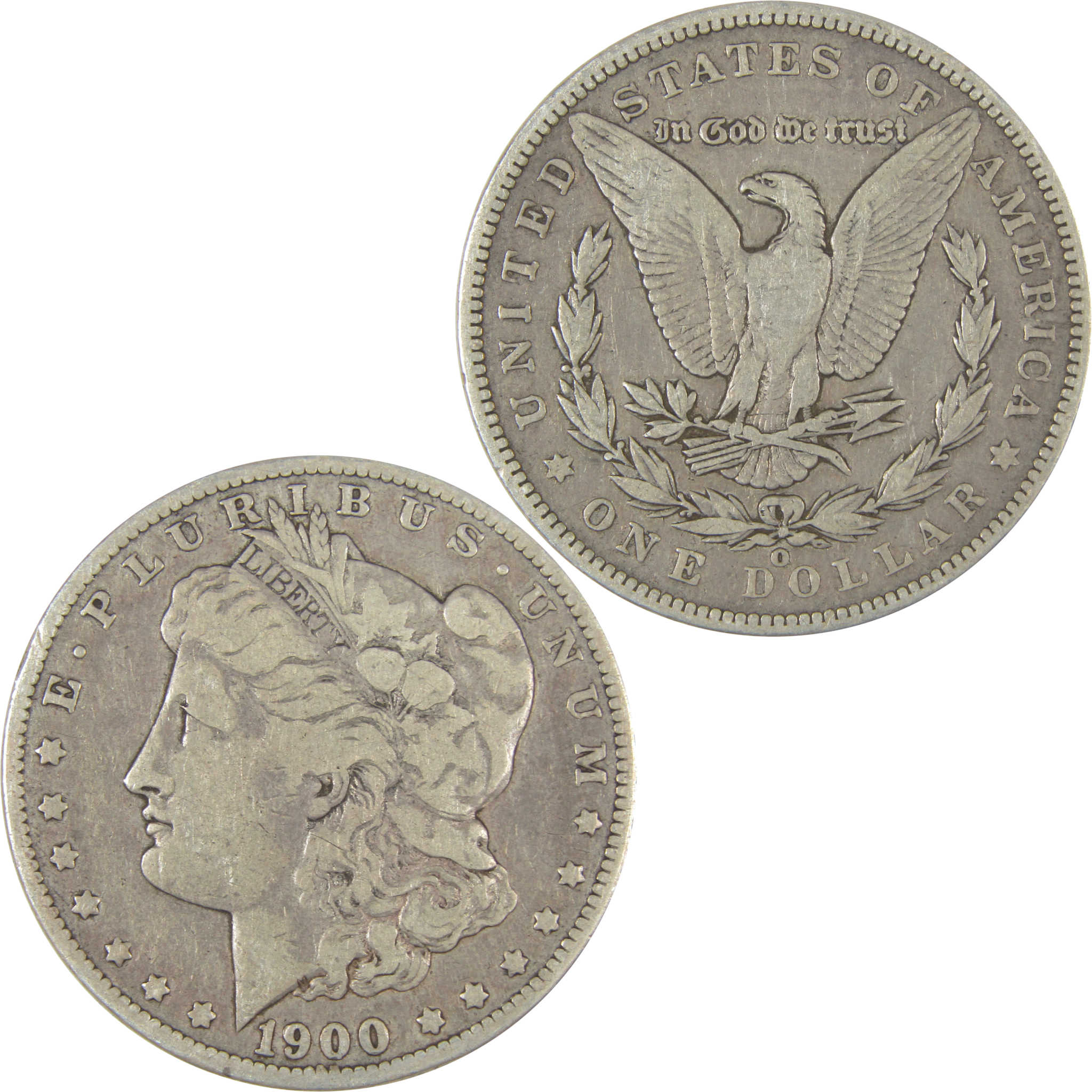 1900 O/CC Morgan Dollar F Fine Silver $1 Coin SKU:I22566 - Morgan coin - Morgan silver dollar - Morgan silver dollar for sale - Profile Coins &amp; Collectibles