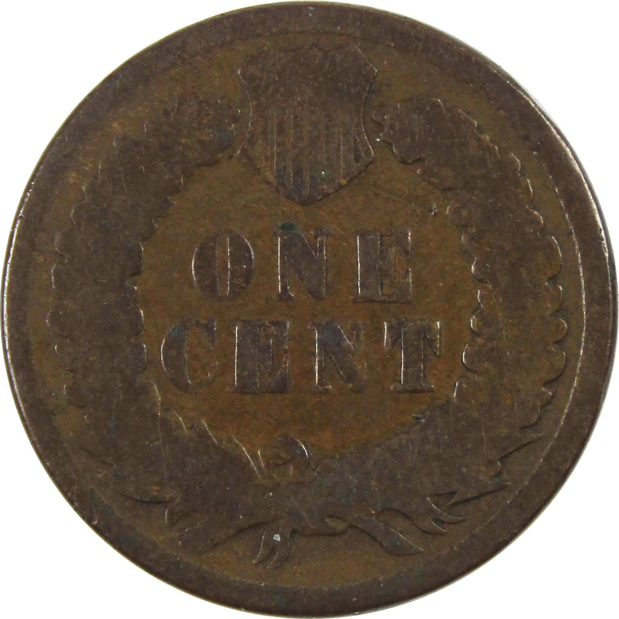 1875 Indian Head Cent AG About Good Penny 1c Coin SKU:I13311