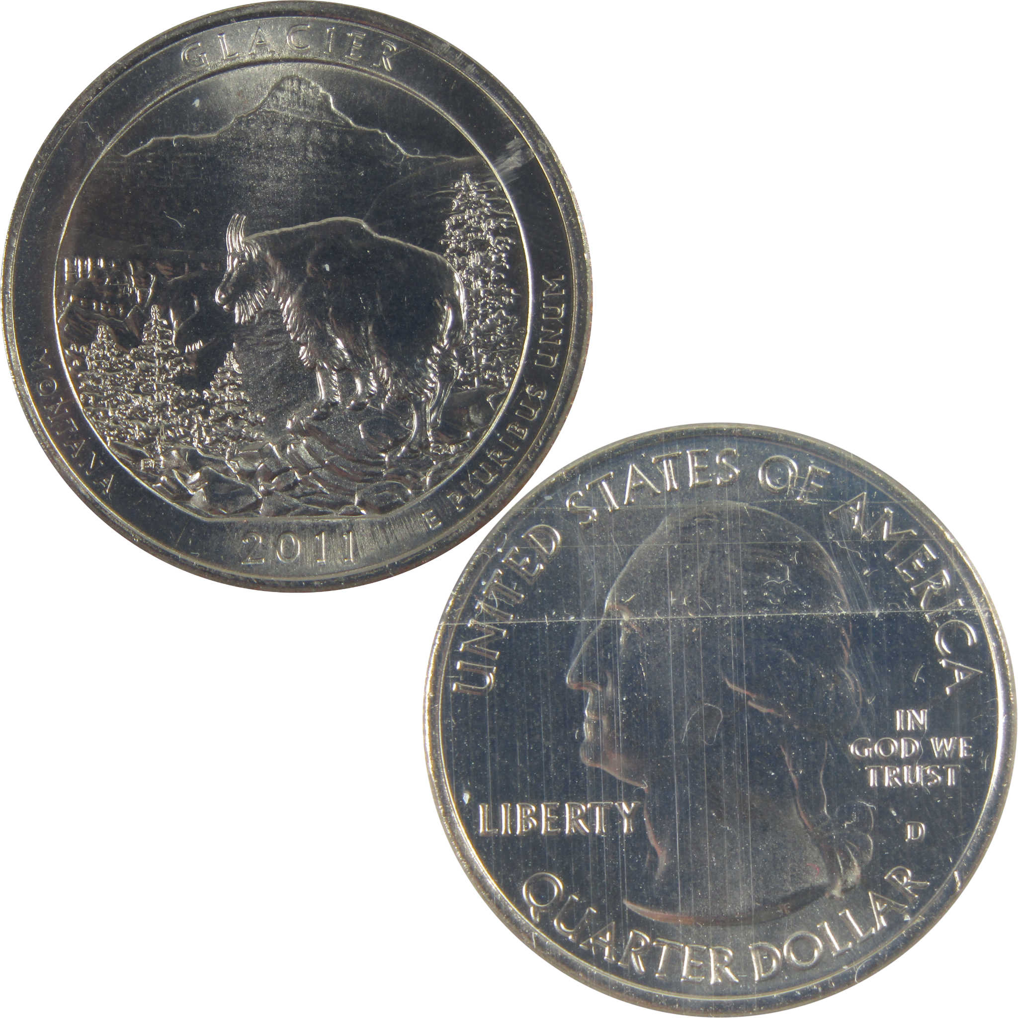 2011 P D S Glacier NP National Park Quarter 3 Piece Set SKU:CPC9007