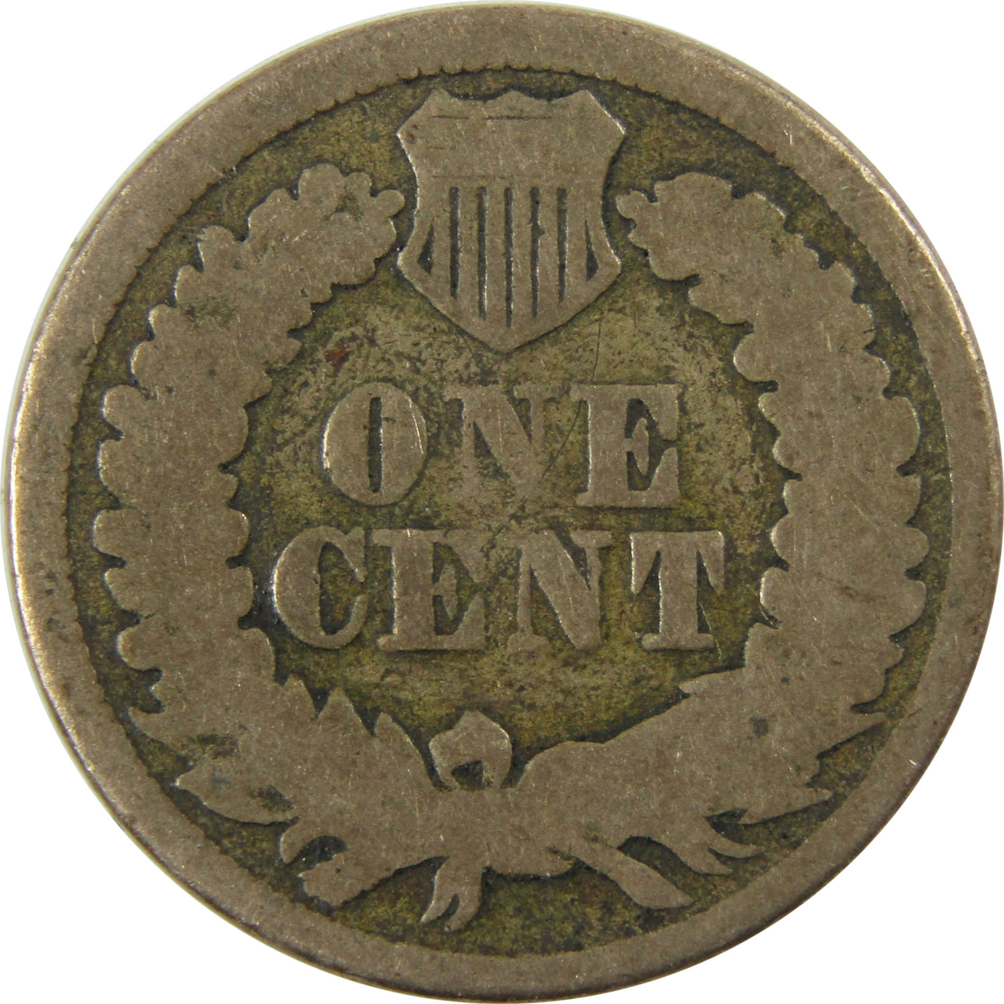 1864 Indian Head Copper-Nickel Cent G Good Details Penny SKU:CP1123
