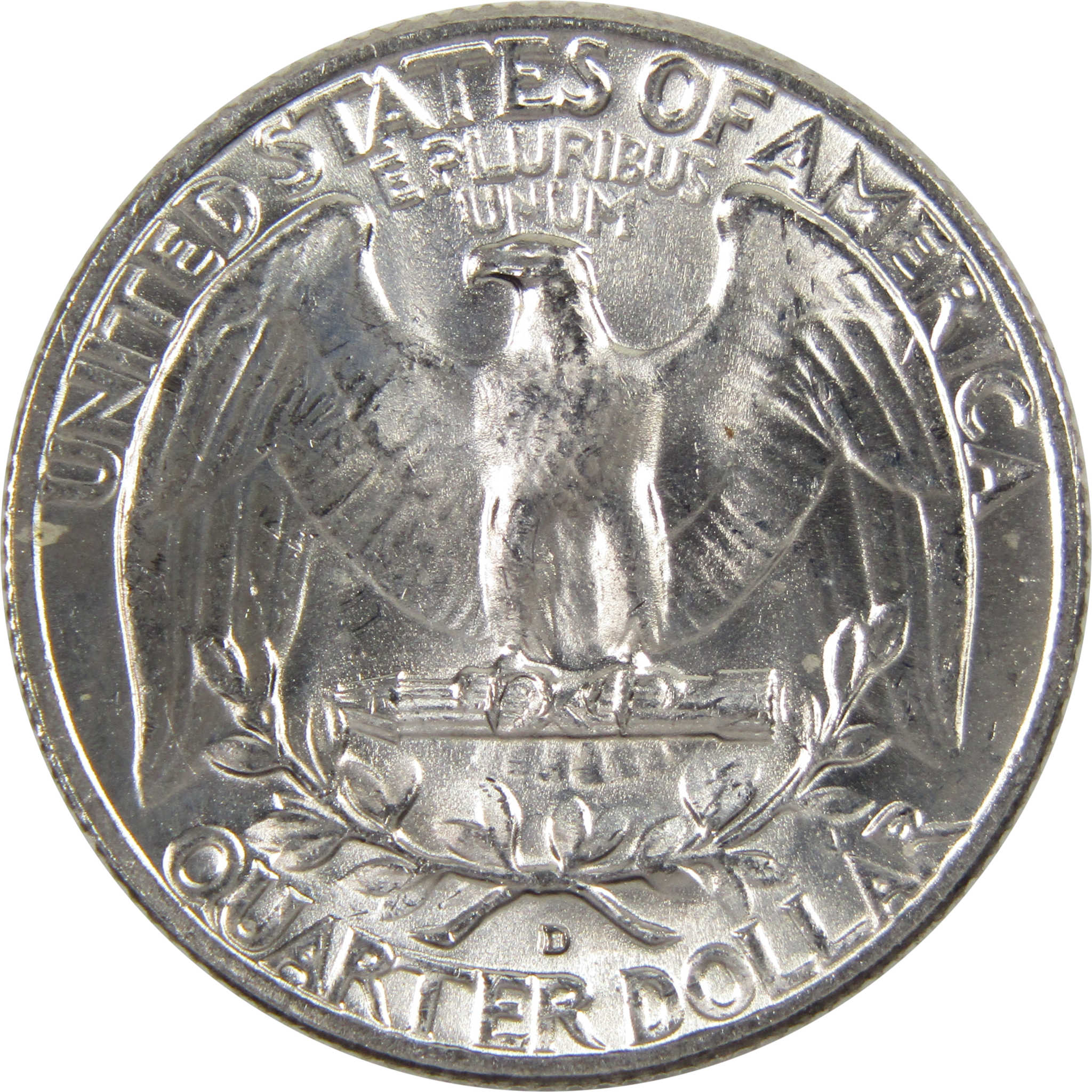 1964 D Washington Quarter BU Uncirculated 90% Silver 25c Coin