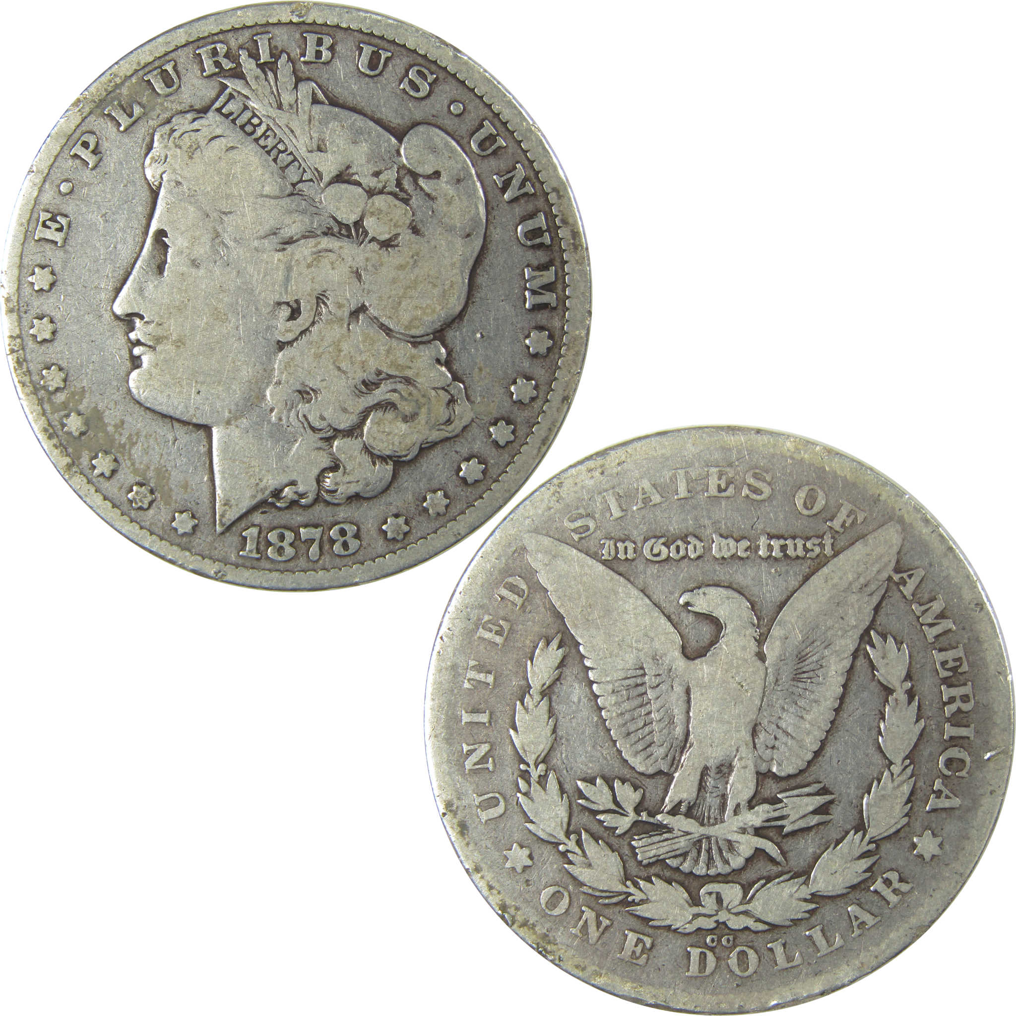 1878 CC Morgan Dollar G Good Details Silver $1 Coin SKU:CPC0965 - Morgan coin - Morgan silver dollar - Morgan silver dollar for sale - Profile Coins &amp; Collectibles