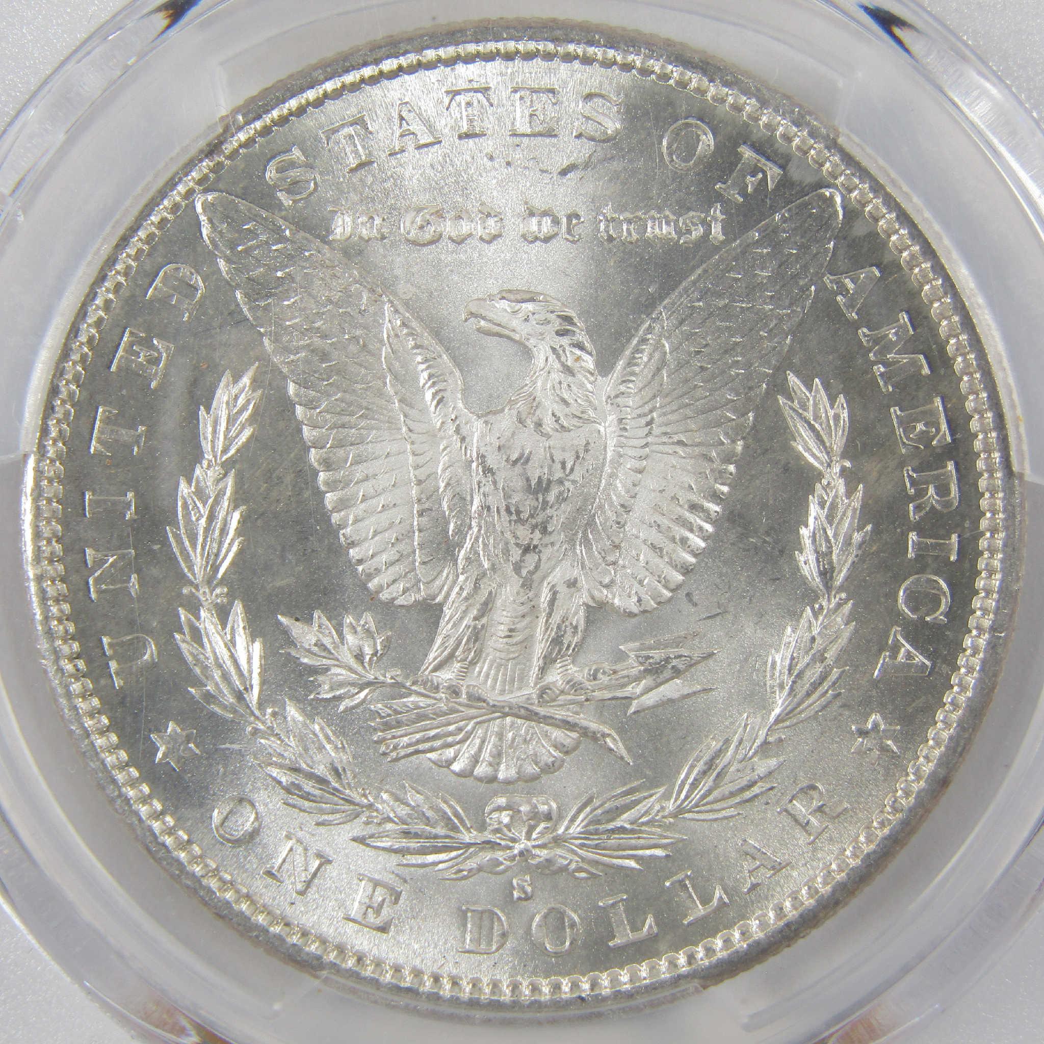1880 S Morgan Silver Dollar MS 65+ PCGS Uncirculated $1 Coin - Morgan coin - Morgan silver dollar - Morgan silver dollar for sale - Profile Coins &amp; Collectibles