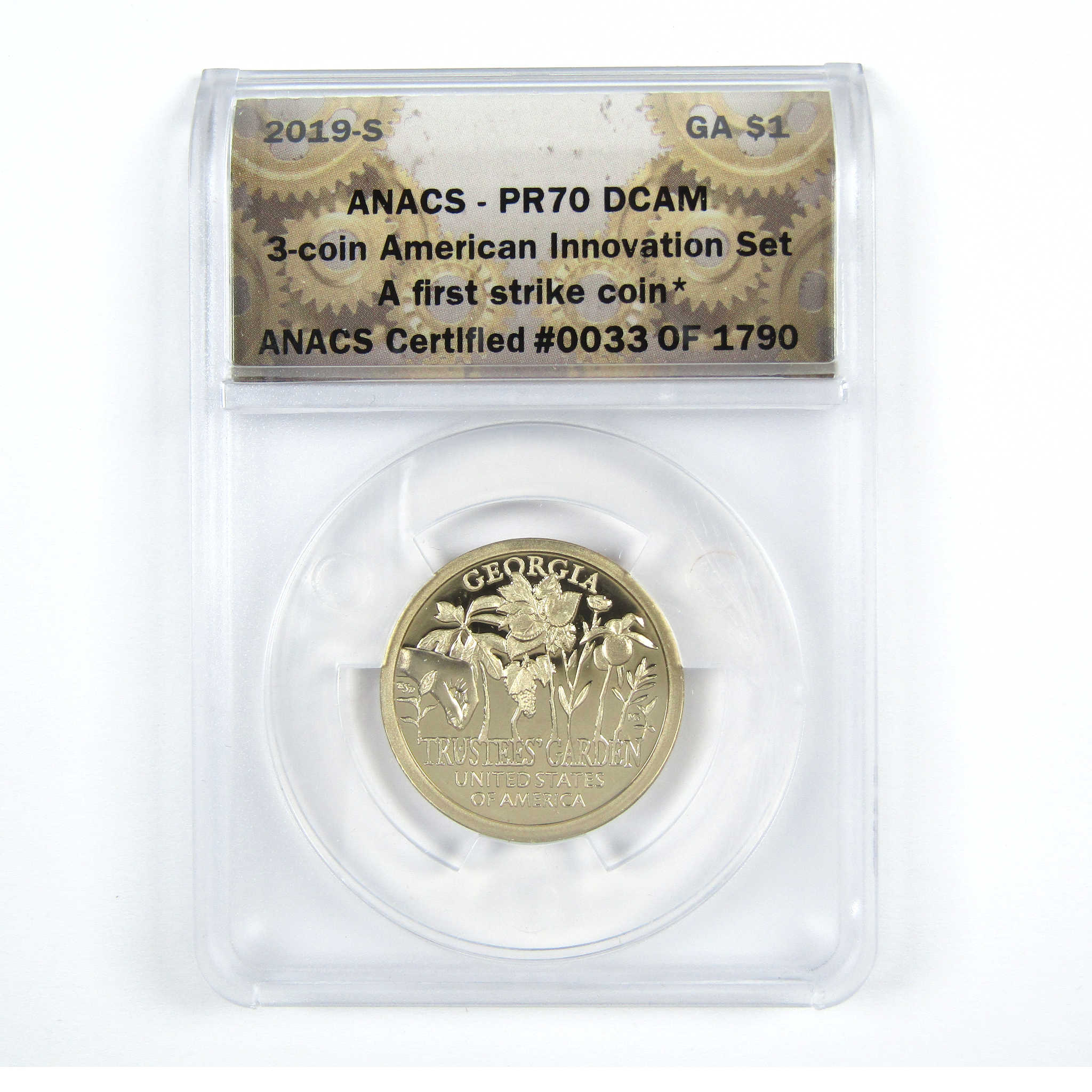 2019 PDS Trustee's Garden Innovation Dollar Set ANACS SKU:CPC6183