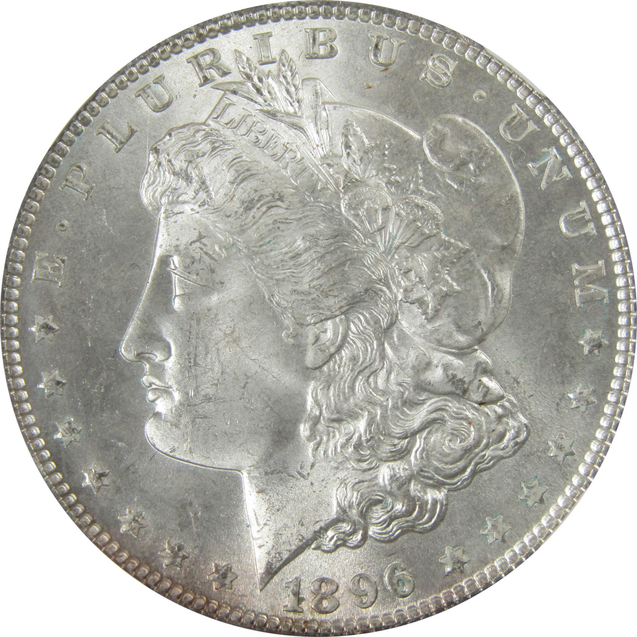 1896 Morgan Silver Dollar MS 64 NGC Uncirculated $1 Coin SKU:CP428 - Morgan coin - Morgan silver dollar - Morgan silver dollar for sale - Profile Coins &amp; Collectibles