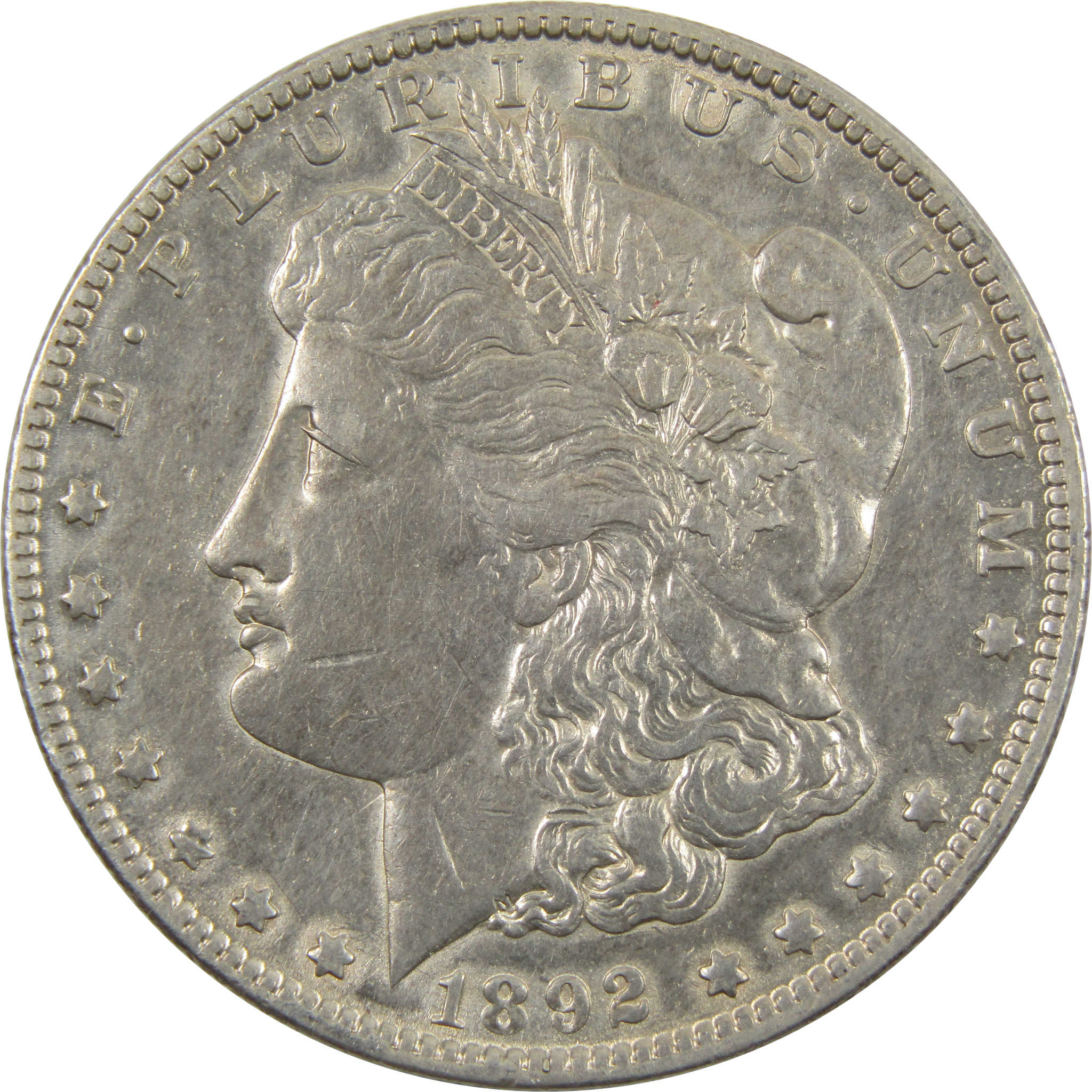 1892 O Morgan Dollar AU About Uncirculated Details Silver $1 SKU:I9629 - Morgan coin - Morgan silver dollar - Morgan silver dollar for sale - Profile Coins &amp; Collectibles