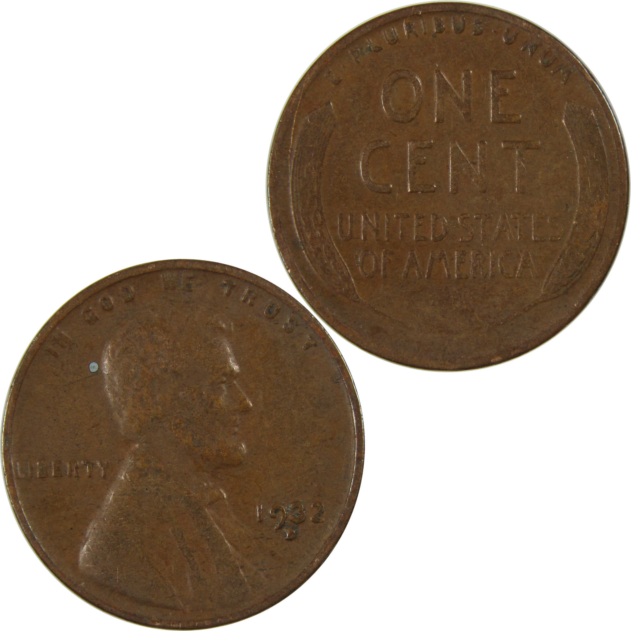 1932 D Lincoln Wheat Cent F Fine Penny 1c Coin Collectible SKU:I27120