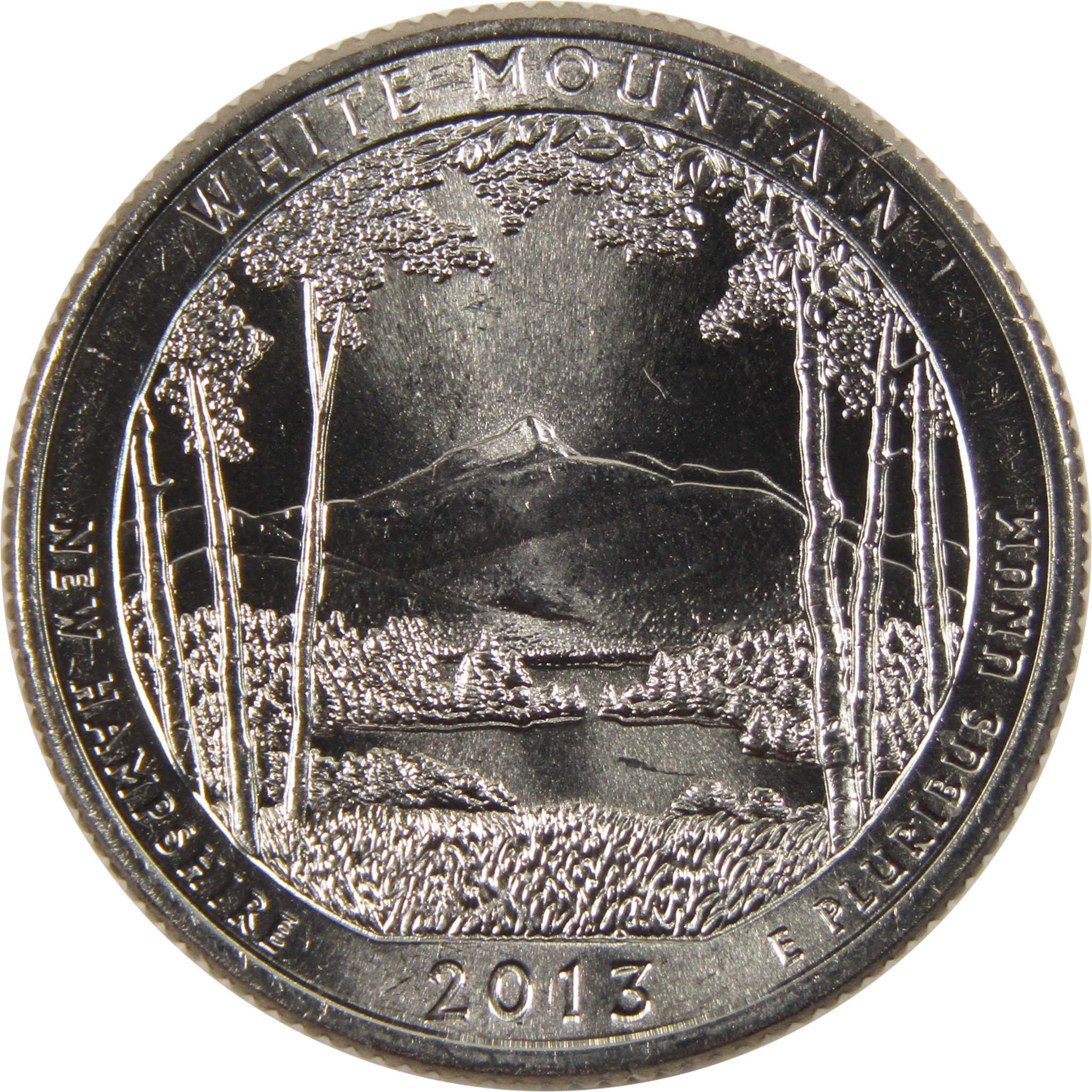 2013 D White Mountain National Forest Quarter BU Uncirculated Clad 25c