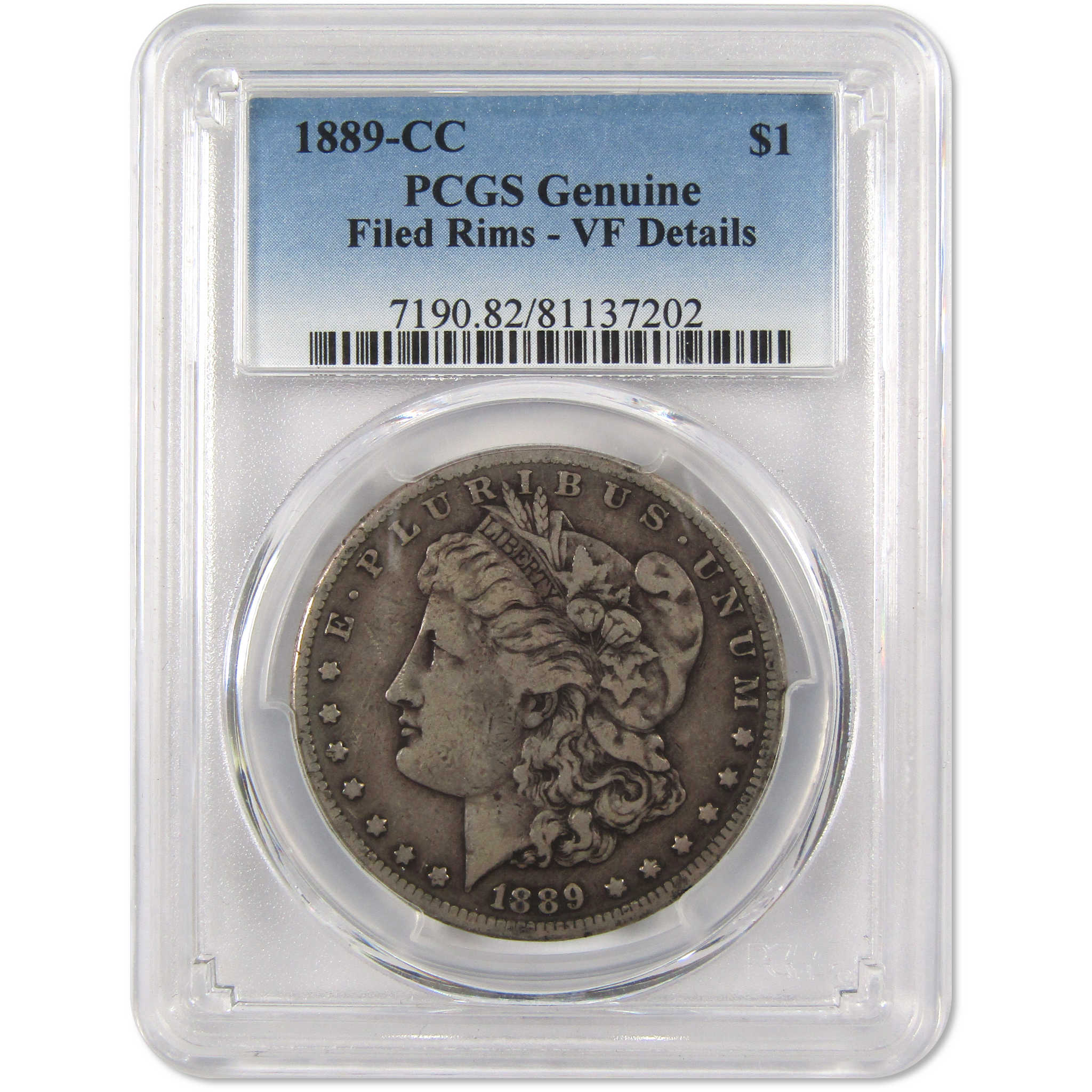 1889 CC Morgan Dollar VF Details PCGS 90% Silver $1 Coin SKU:I9464 - Morgan coin - Morgan silver dollar - Morgan silver dollar for sale - Profile Coins &amp; Collectibles