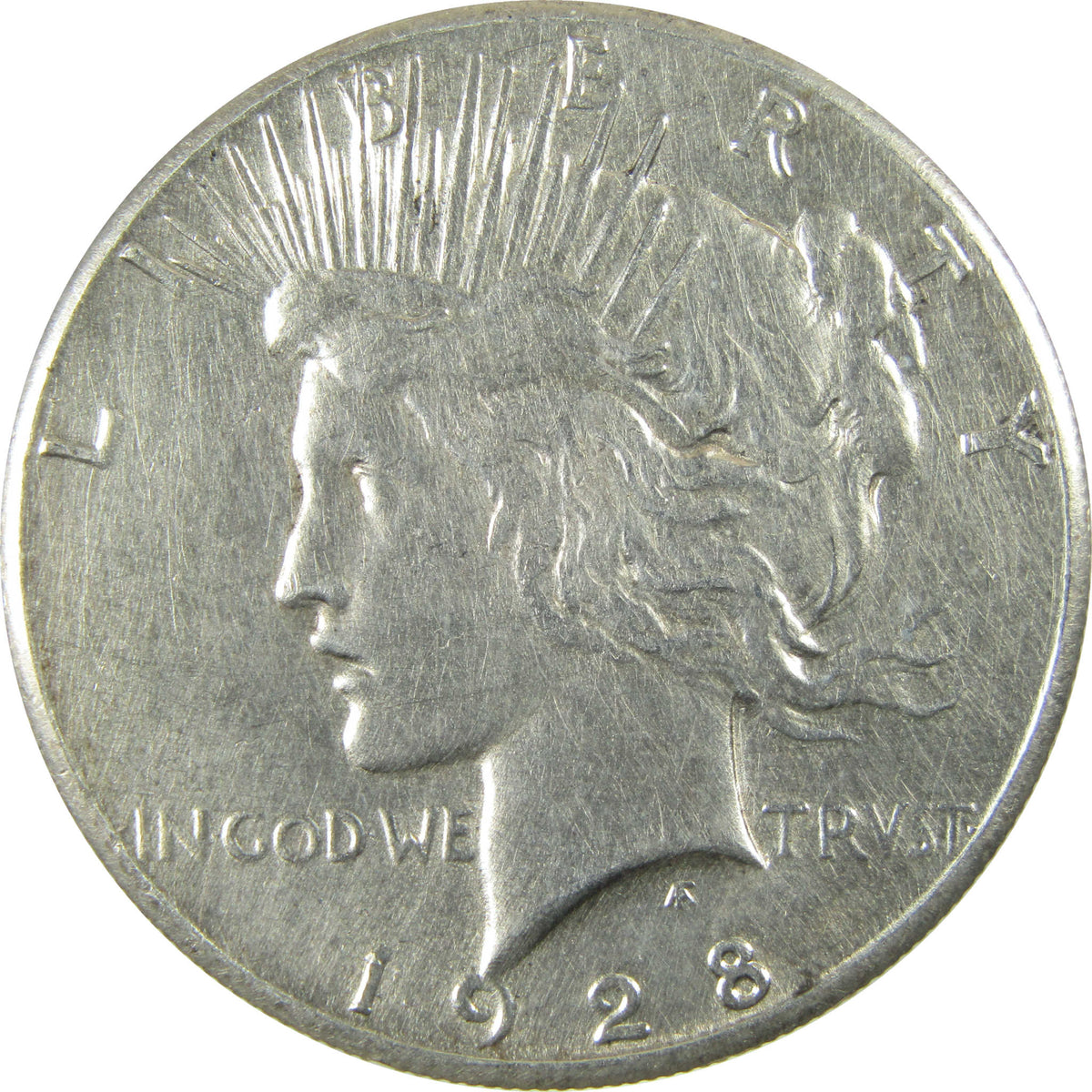 1928 Peace Silver Dollar VF Very Fine Details $1 Coin SKU:CP1748
