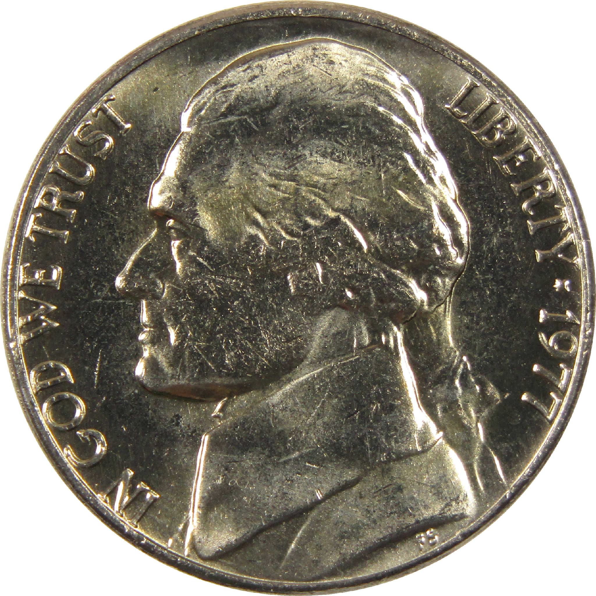1977 Jefferson Nickel BU Uncirculated 5c Coin