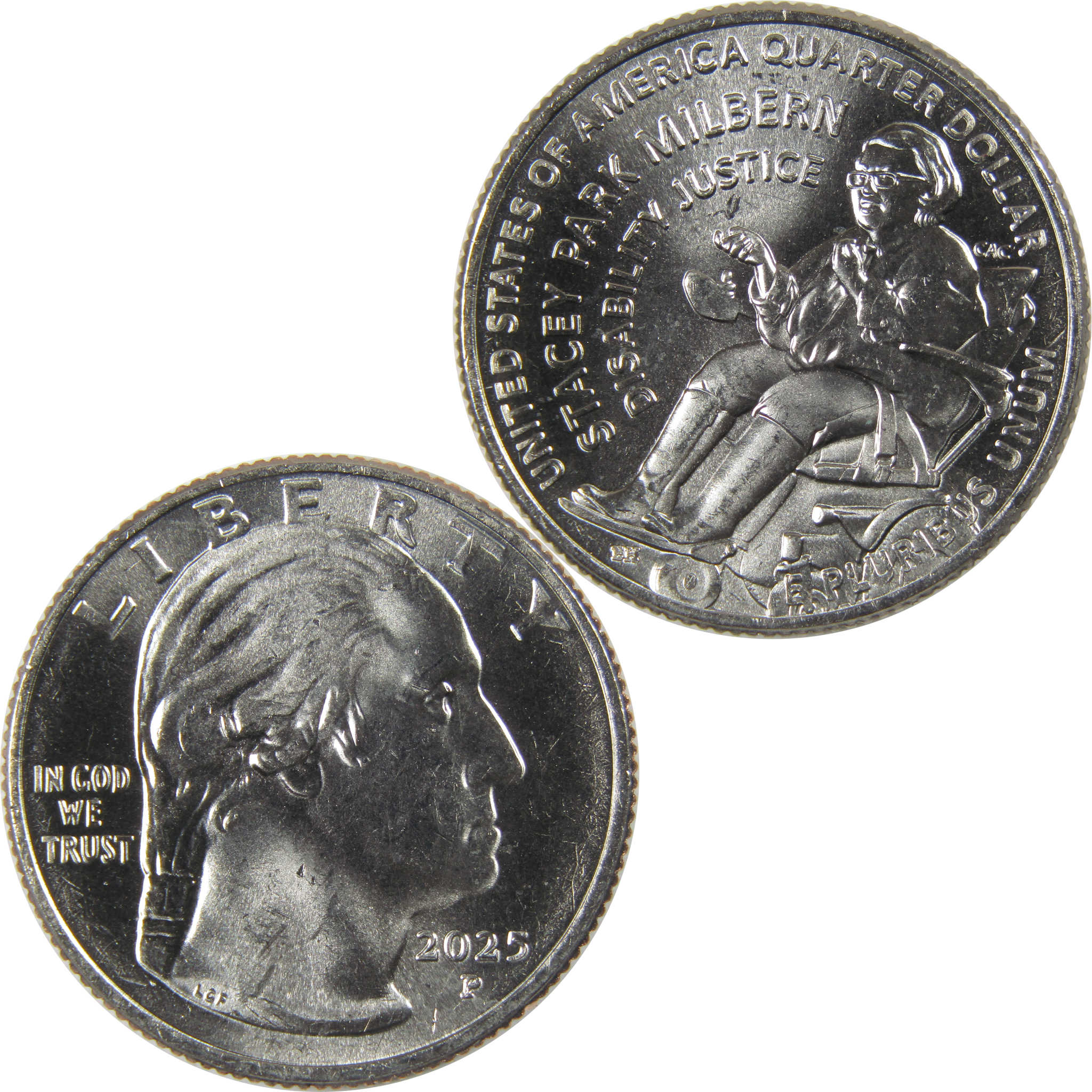 2025 P Stacey Park Milbern American Women Quarter Uncirculated Clad