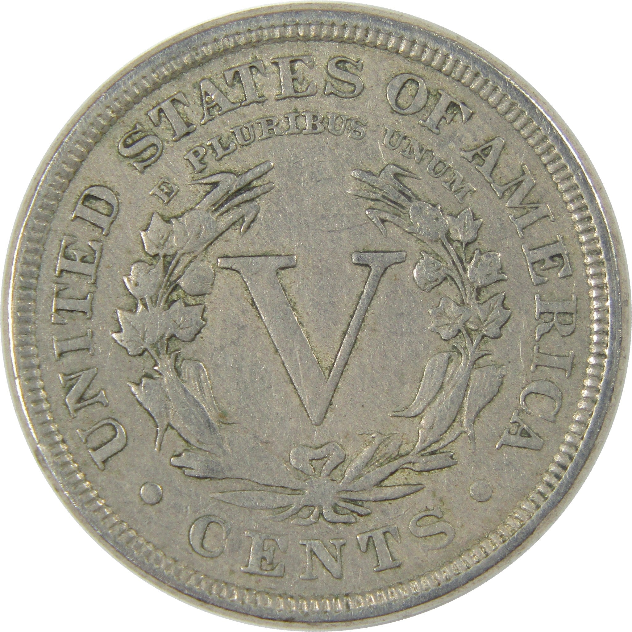 1896 Liberty Head V Nickel VF Very Fine 5c Coin Collectible SKU:I23467
