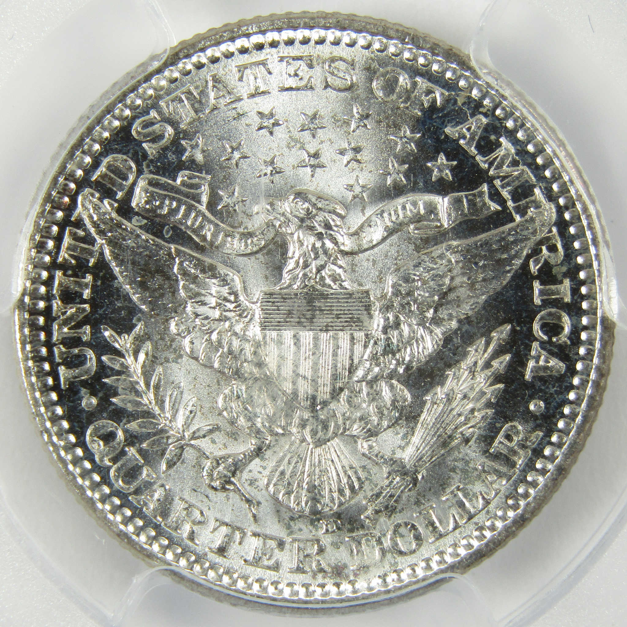 1916 D Barber Silver Quarter MS 66 PCGS CAC Uncirculated 25c Coin