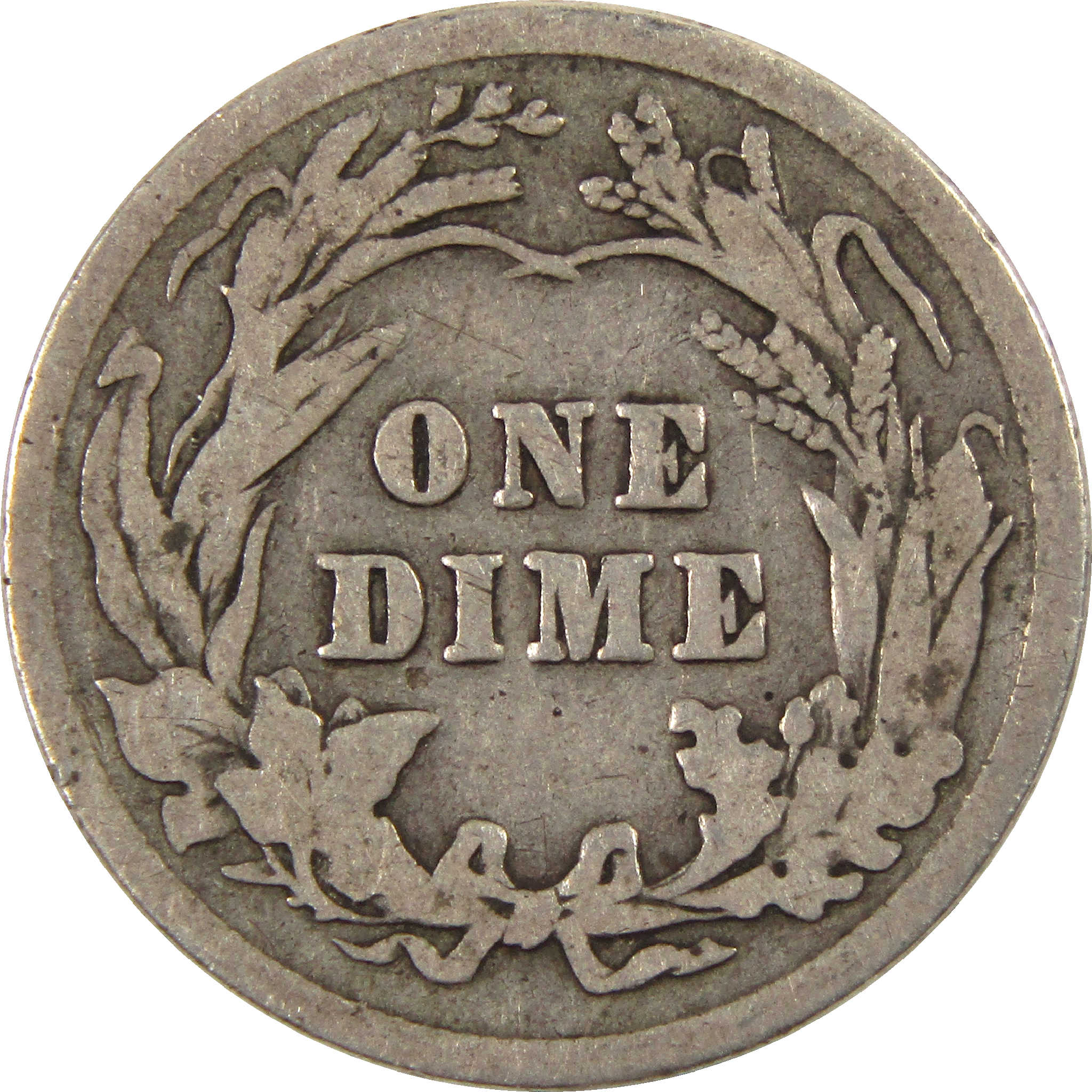 1912 Barber Dime G Good Silver 10c Coin