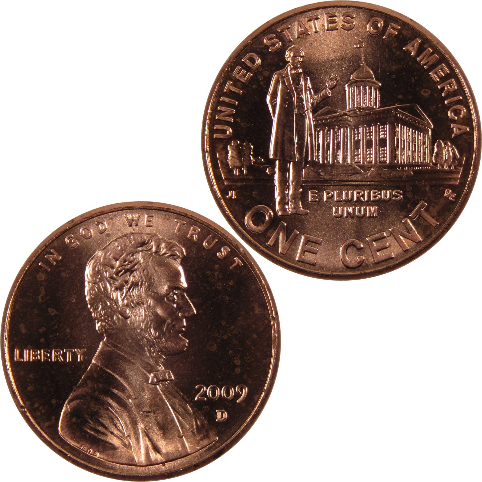 2009 D Professional Life Lincoln Bicentennial Cent BU Uncirculated 1c