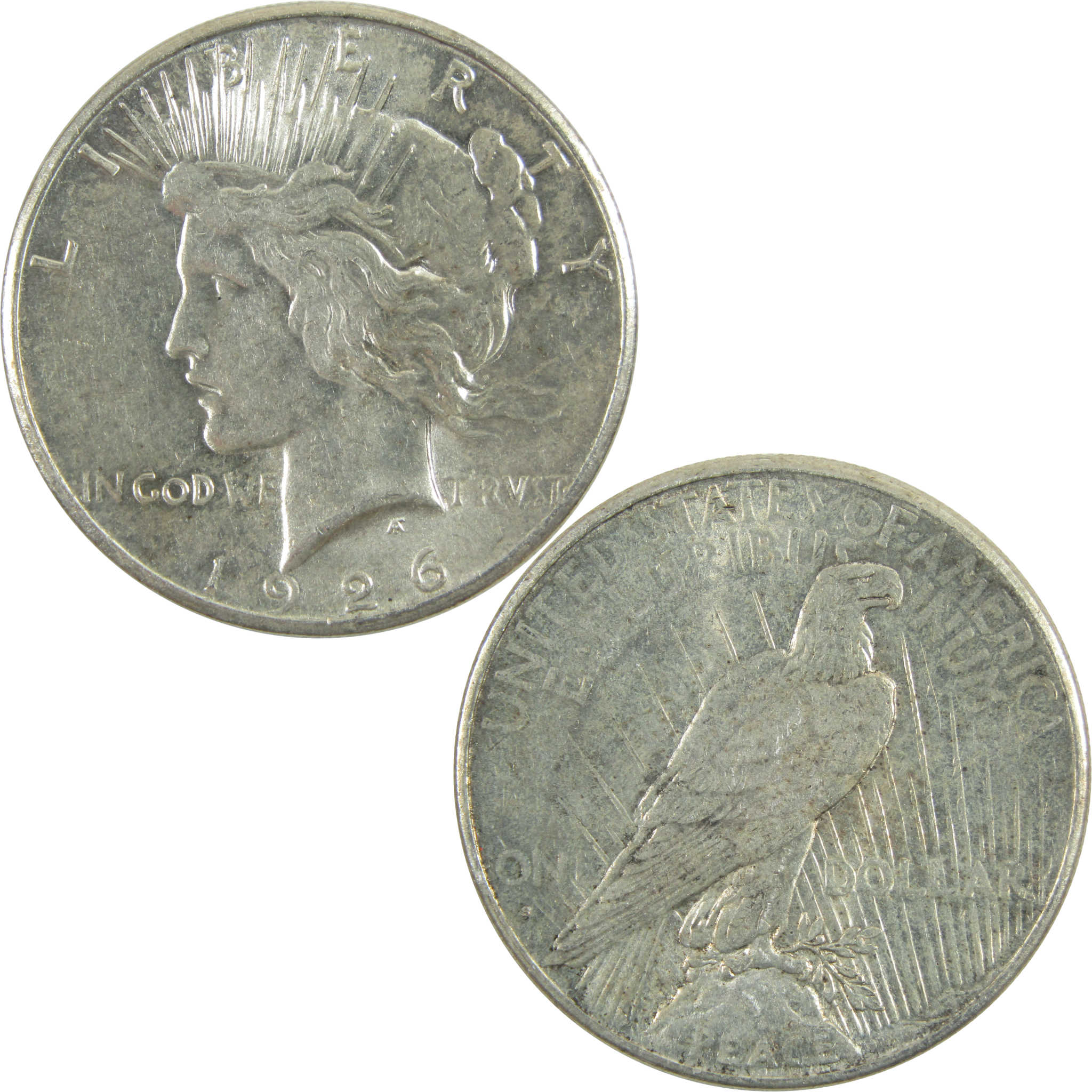 1926 S Peace Dollar CH AU Choice About Uncirculated Silver SKU:CPC7914