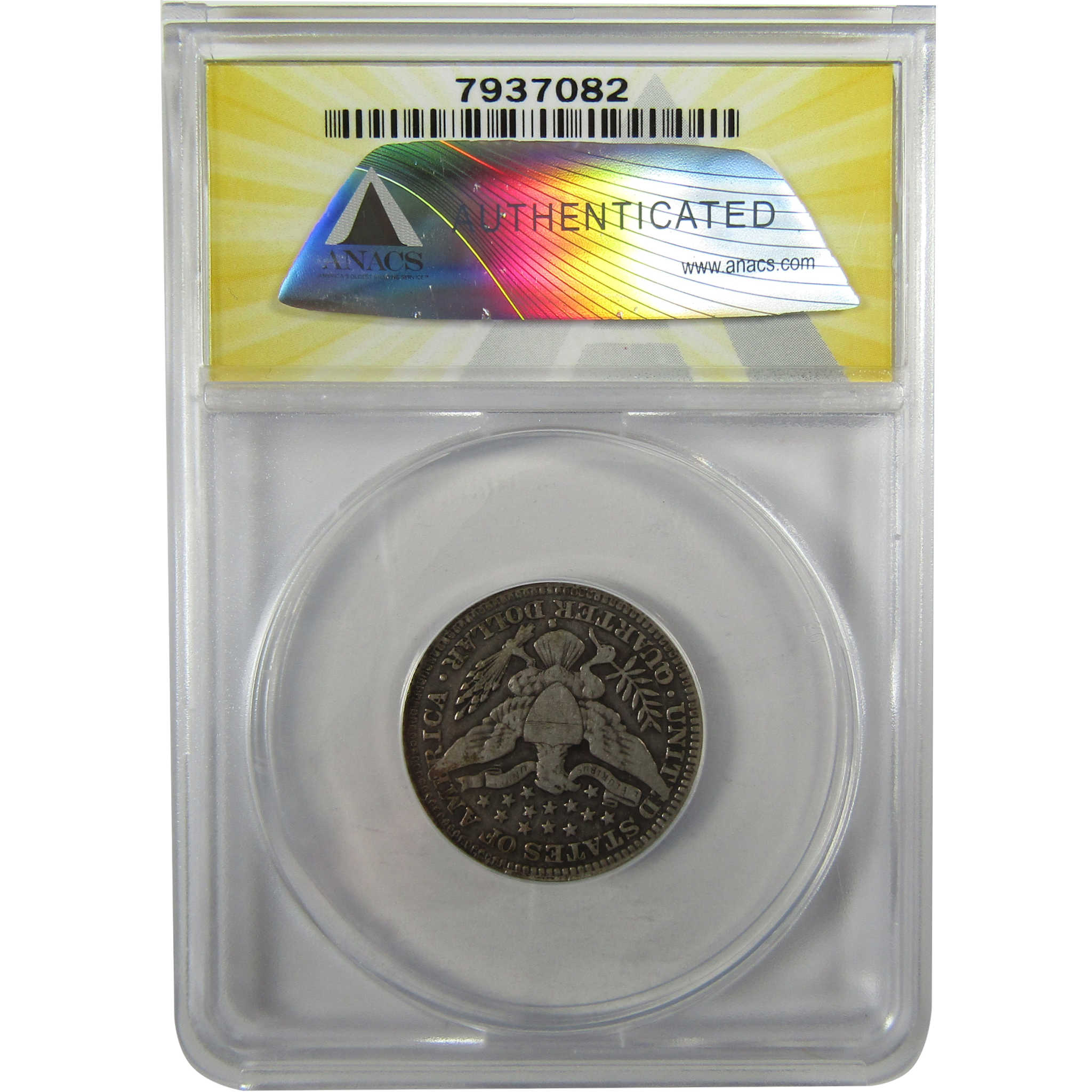 1908 S Barber Silver Quarter VG 8 ANACS 25c Coin SKU:I28045