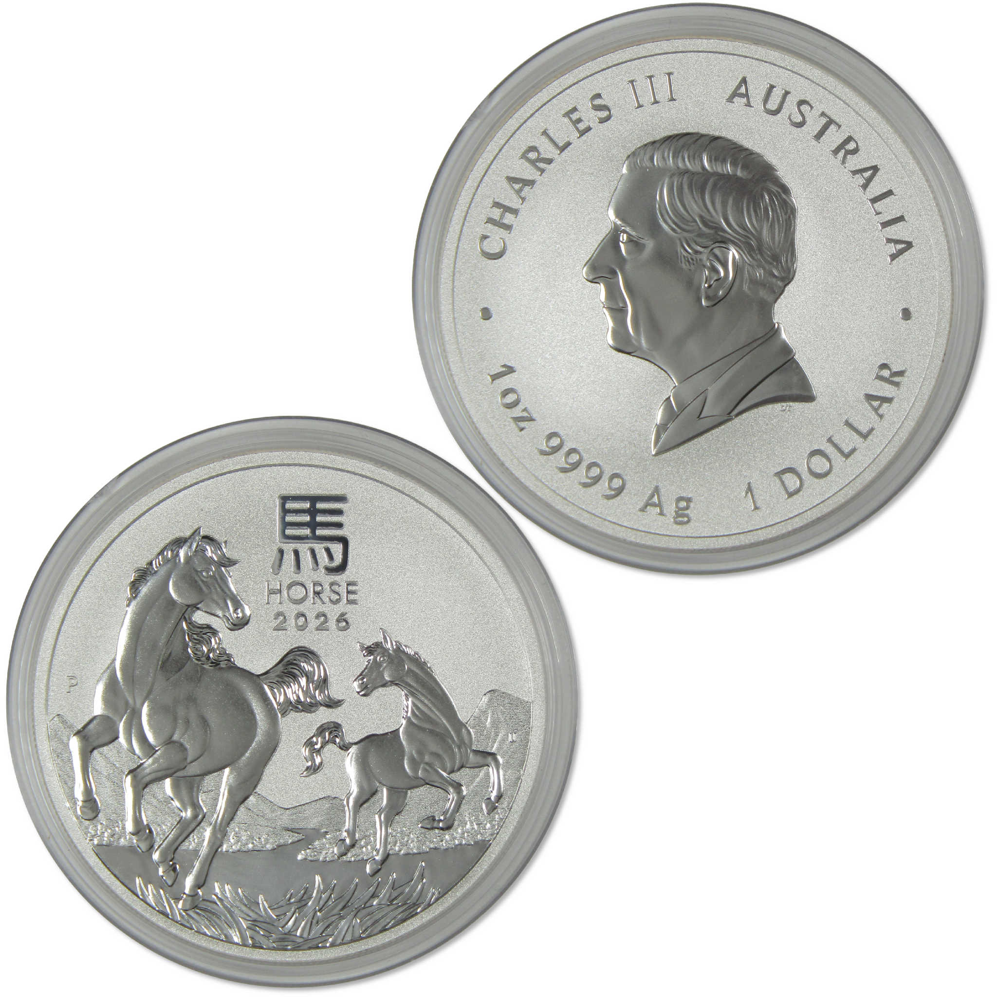 Australian Lunar Series III 2026 Year of the Horse 1 oz Silver Bullion