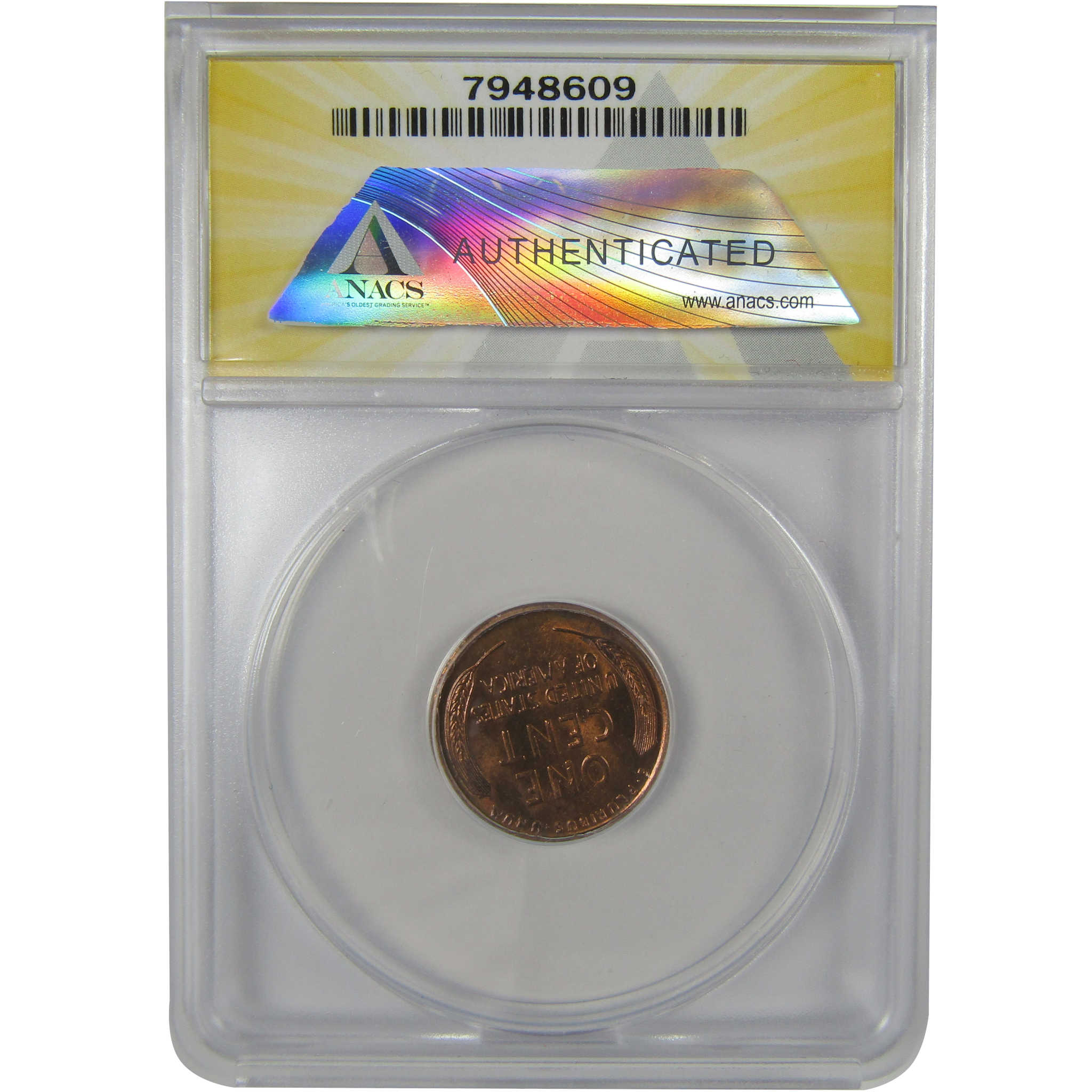 1924 D Lincoln Wheat Cent MS 65 RB ANACS Penny Uncirculated SKU:I22993