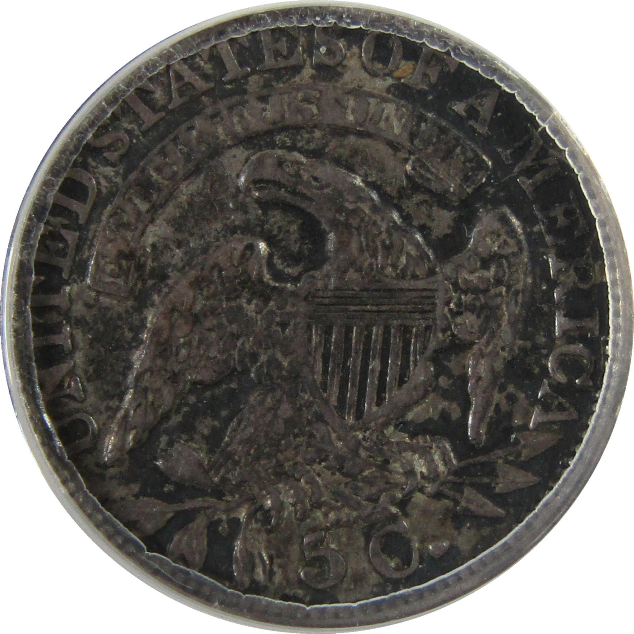 1835 Large Date and 5C Capped Bust Silver   10c VF 25 ANACS SKU:I28024