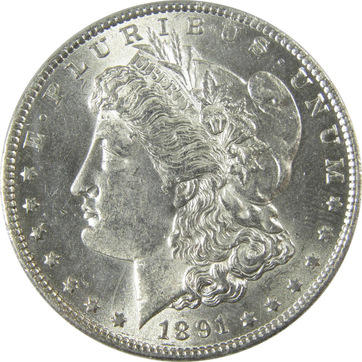 1891 S Morgan Silver Dollar AU 58 ANACS $1 Coin Collectible SKU:I27967 - Morgan coin - Morgan silver dollar - Morgan silver dollar for sale - Profile Coins &amp; Collectibles