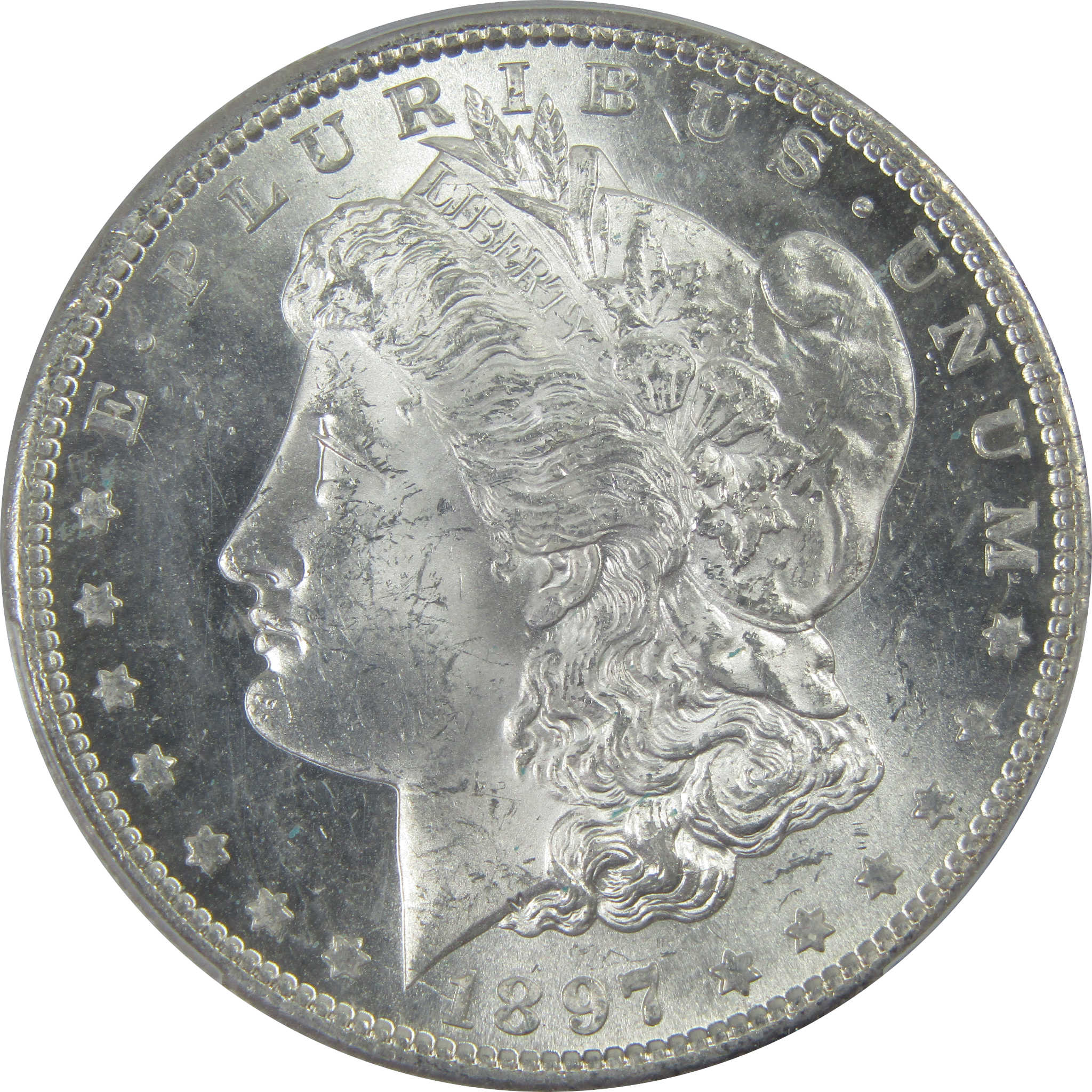 1897 S Morgan Dollar MS 63 NGC Silver $1 Uncirculated Coin SKU:I15816 - Morgan coin - Morgan silver dollar - Morgan silver dollar for sale - Profile Coins &amp; Collectibles