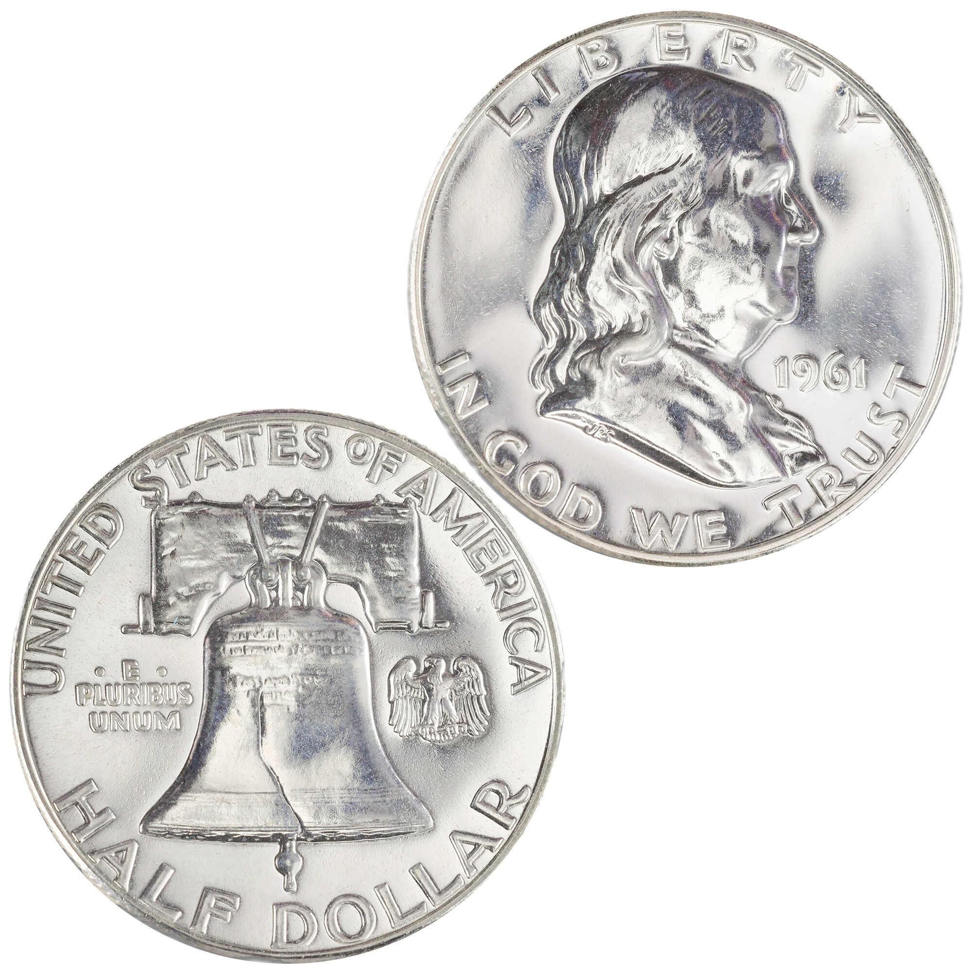 1961 Franklin Half Dollar Silver 50c Proof Coin SKU:I12089