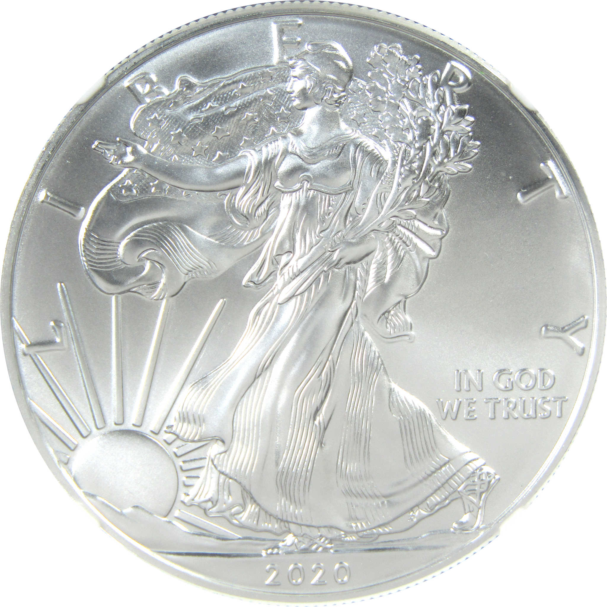 2020 (S) American Silver Eagle MS 70 NGC First Day SKU:CPC7000