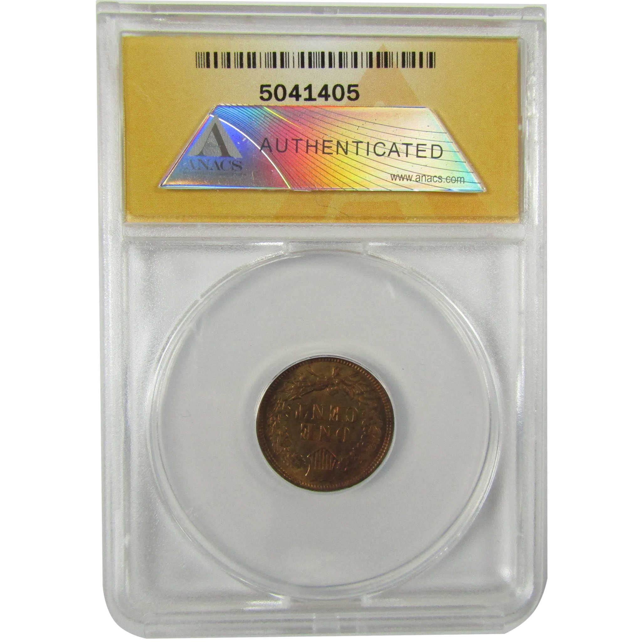 1909 Indian Head Cent MS 62 RB ANACS Uncirculated Penny SKU:I28401