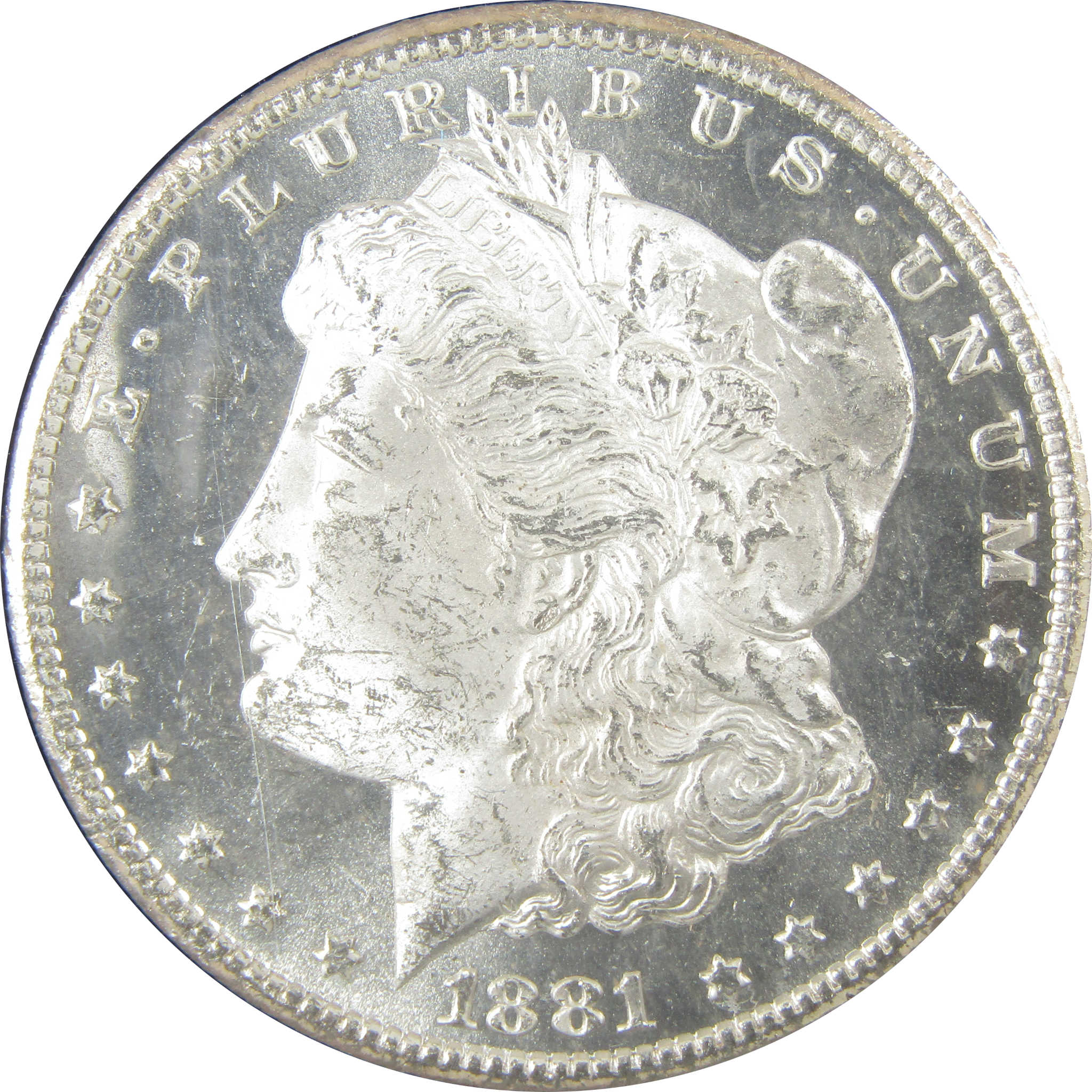 1881 CC GSA Morgan Silver Dollar MS 63 DPL NGC $1 Coin OGP SKU:I23784