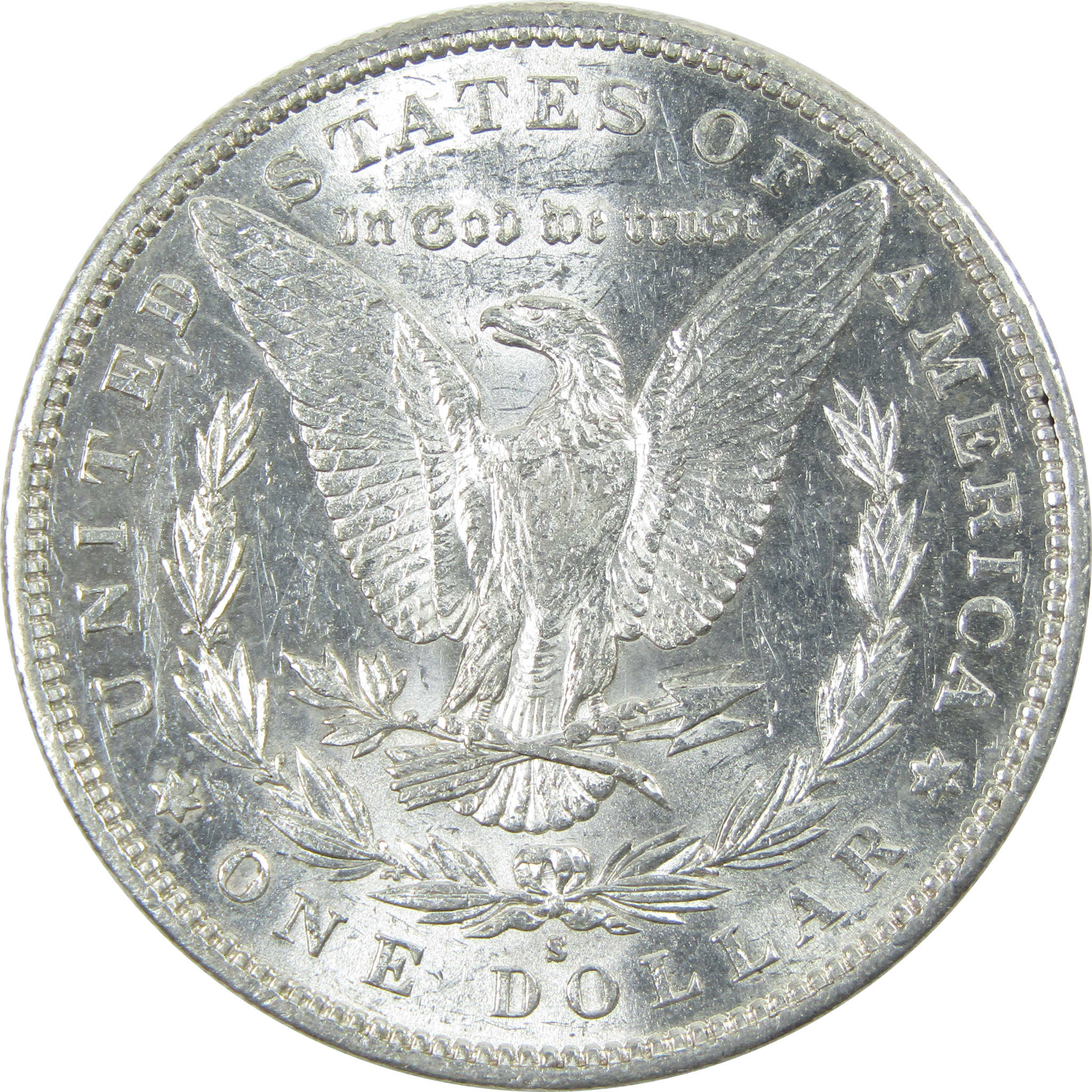 1890 S Morgan Dollar AU About Uncirculated Silver $1 Coin SKU:I13747 - Morgan coin - Morgan silver dollar - Morgan silver dollar for sale - Profile Coins &amp; Collectibles