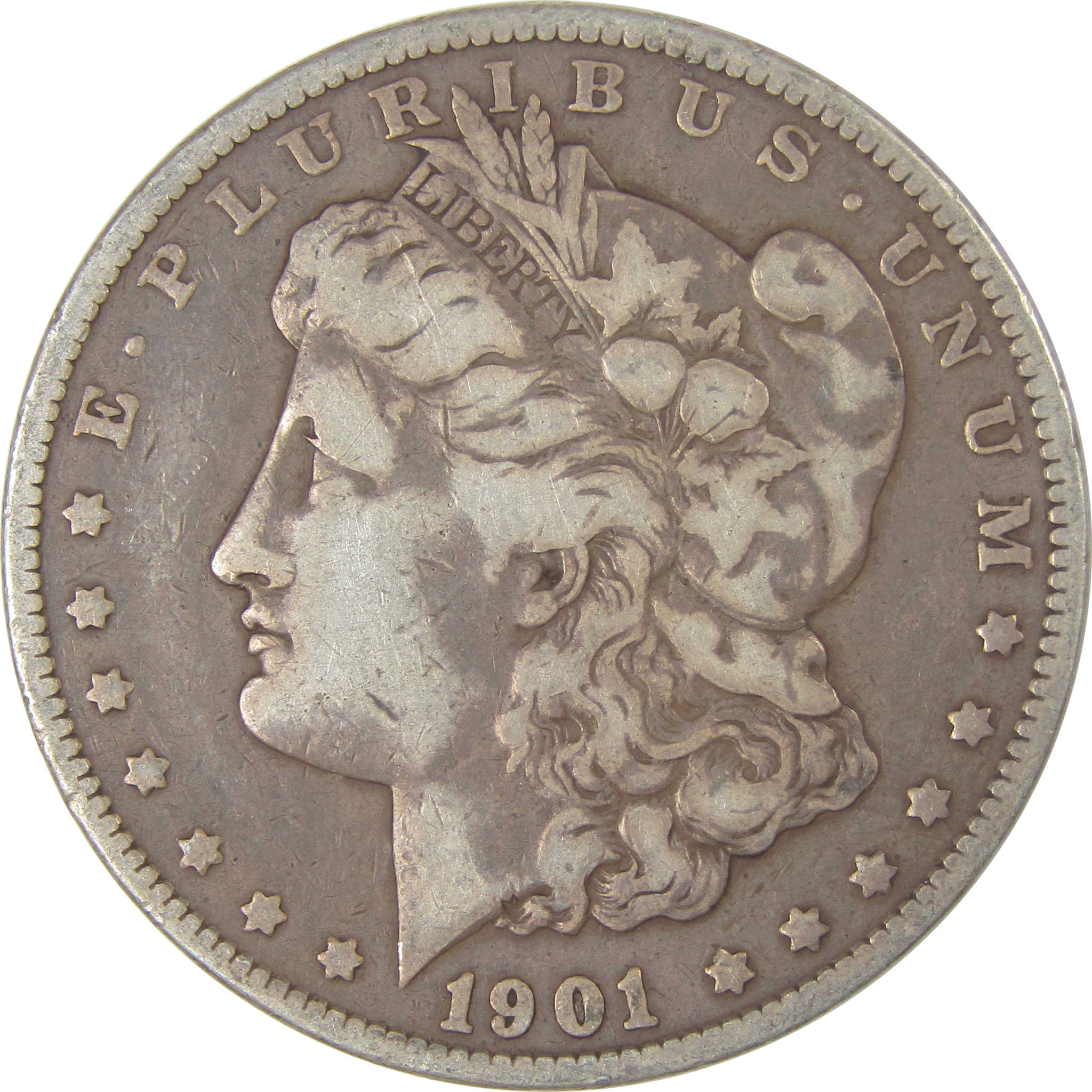 1901 Morgan Dollar F Fine Silver $1 Coin SKU:I22803 - Morgan coin - Morgan silver dollar - Morgan silver dollar for sale - Profile Coins &amp; Collectibles
