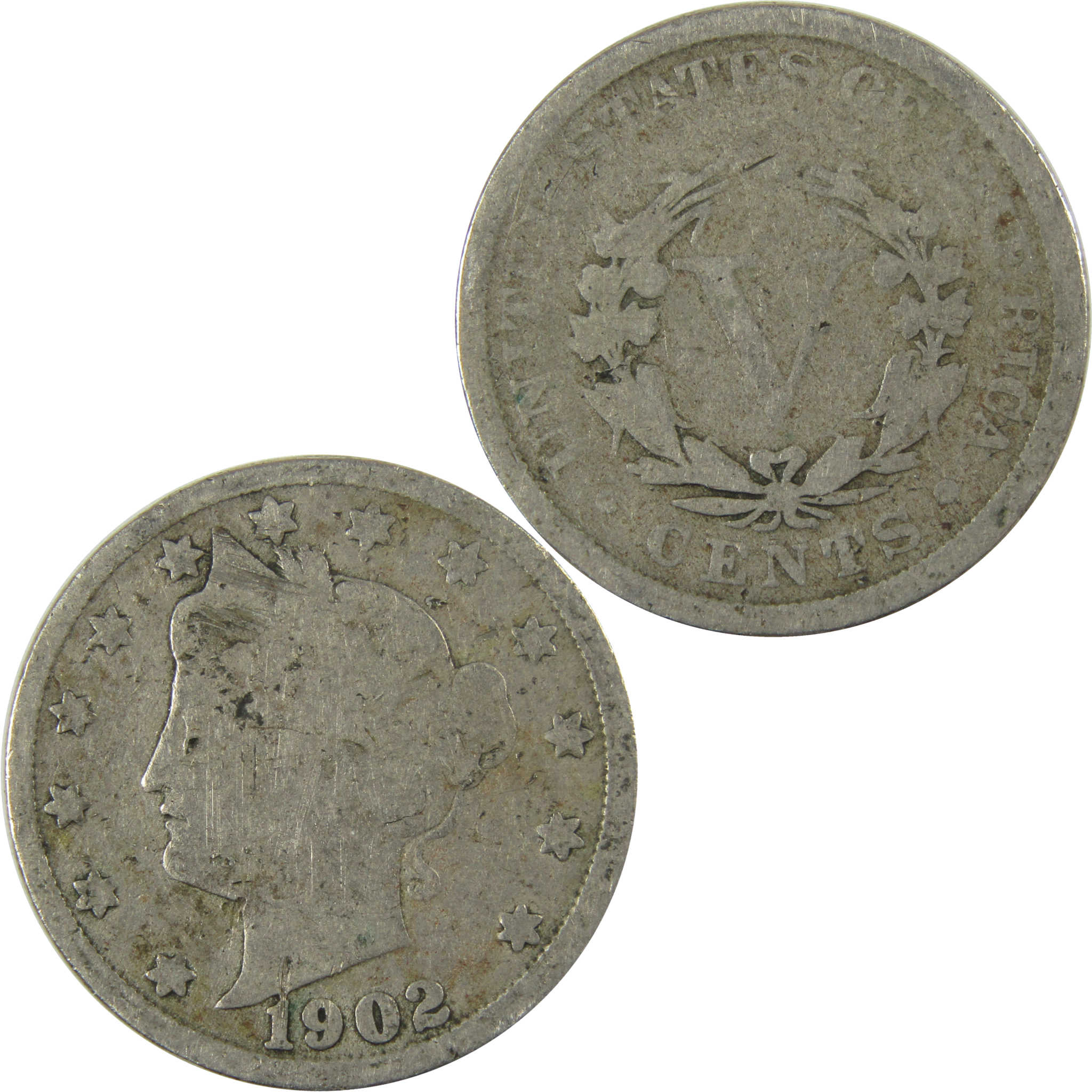 1902 Liberty Head V Nickel G Good 5c Coin SKU:I27215