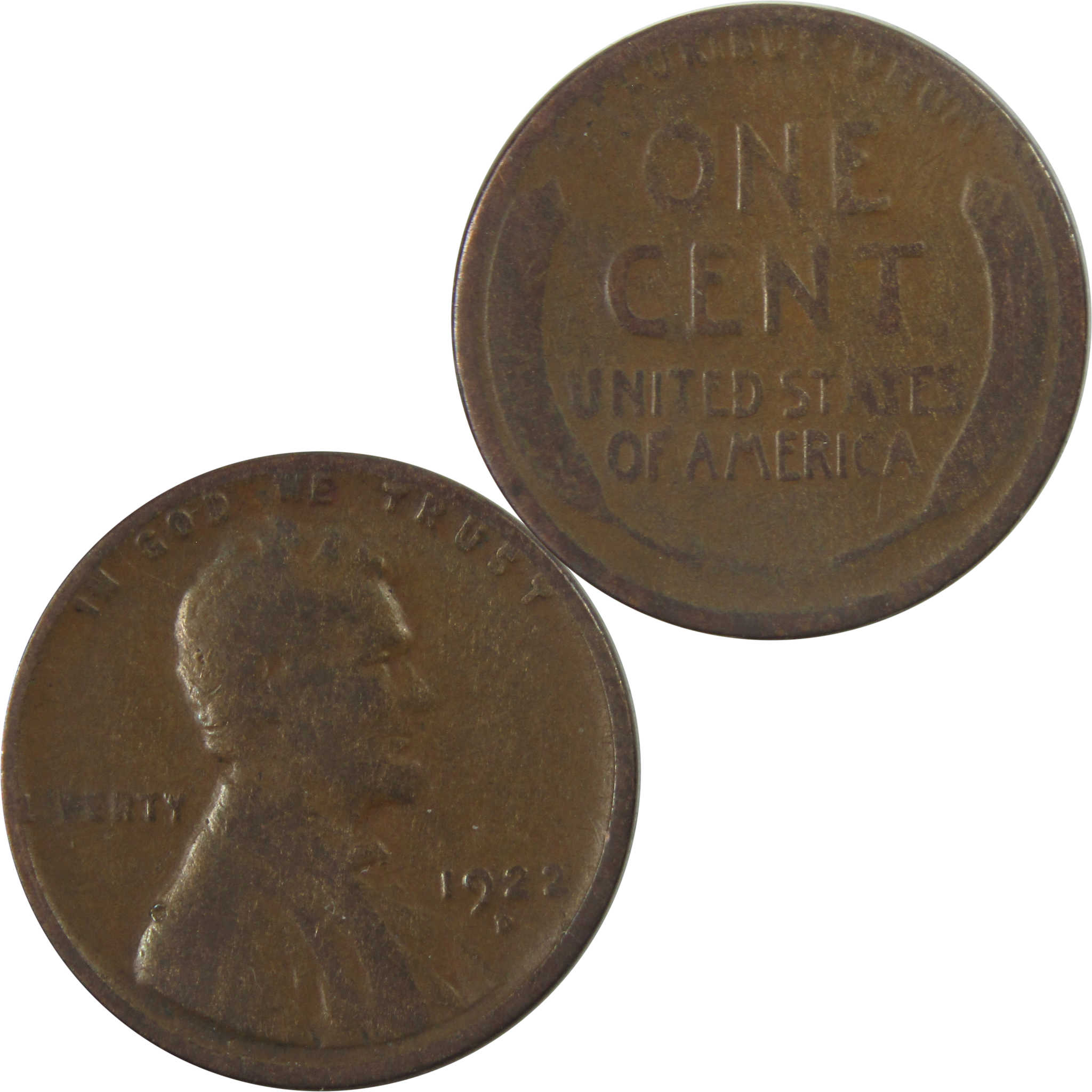 1922 D Lincoln Wheat Cent G Good Penny 1c Coin SKU:I15447