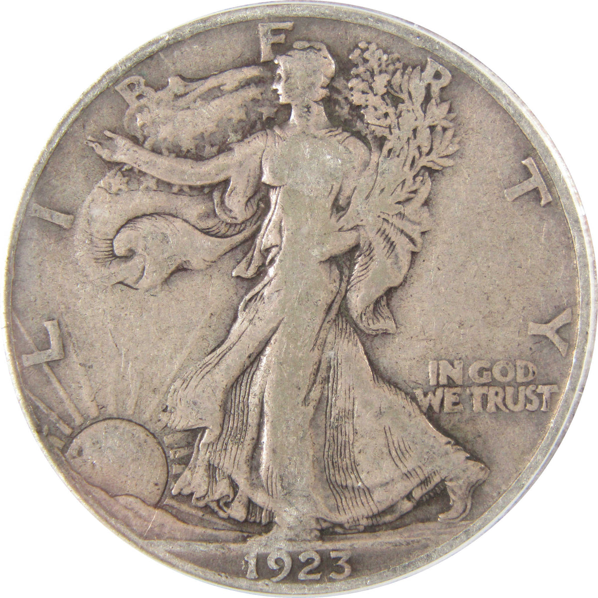 1923 S Liberty Walking Silver Half Dollar VG 10 ICG Coin SKU:I29103