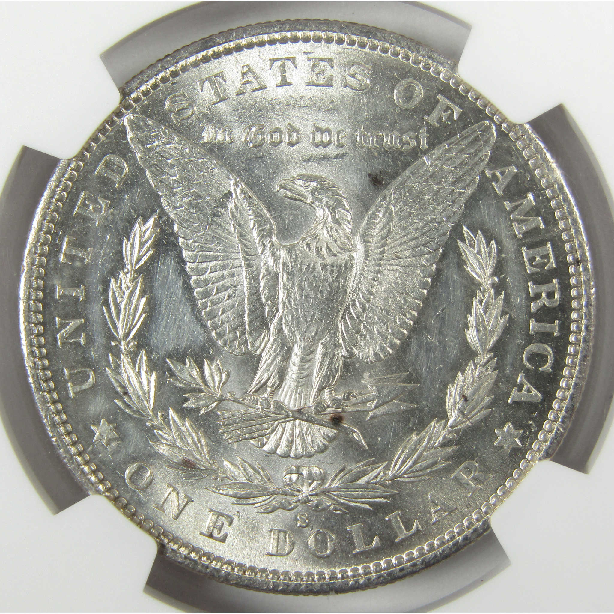 1887 S Morgan Silver Dollar Uncirculated Details NGC SKU:I27826