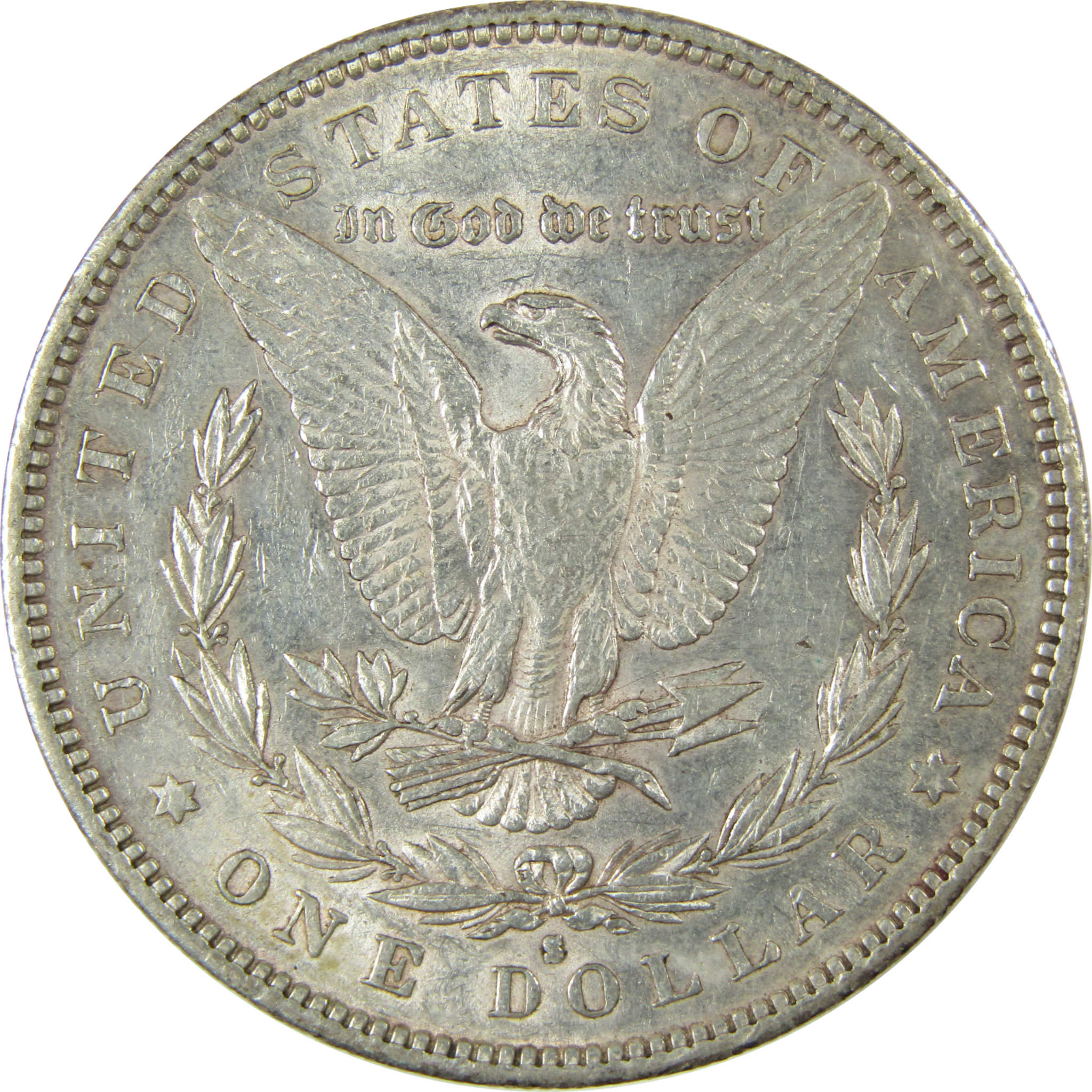 1890 S Morgan Silver Dollar AU About Uncirculated $1 Coin SKU:CP1585 - Morgan coin - Morgan silver dollar - Morgan silver dollar for sale - Profile Coins &amp; Collectibles