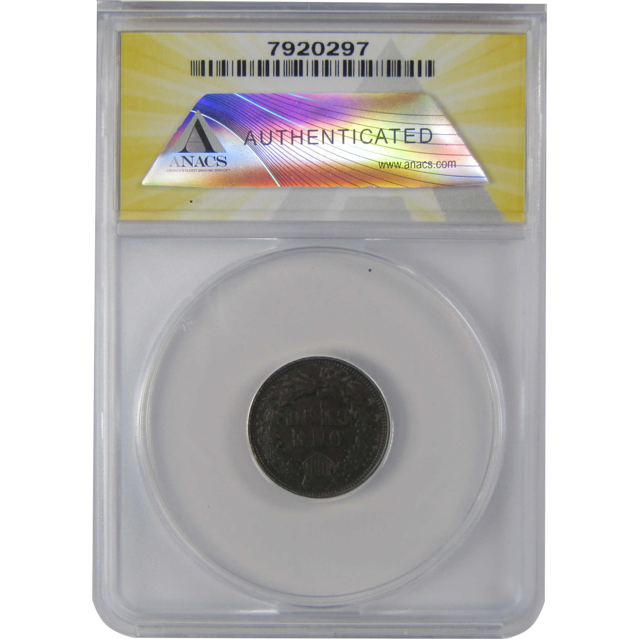 1866 Indian Head Cent AU 55 Details ANACS Penny 1c Coin SKU:CP175