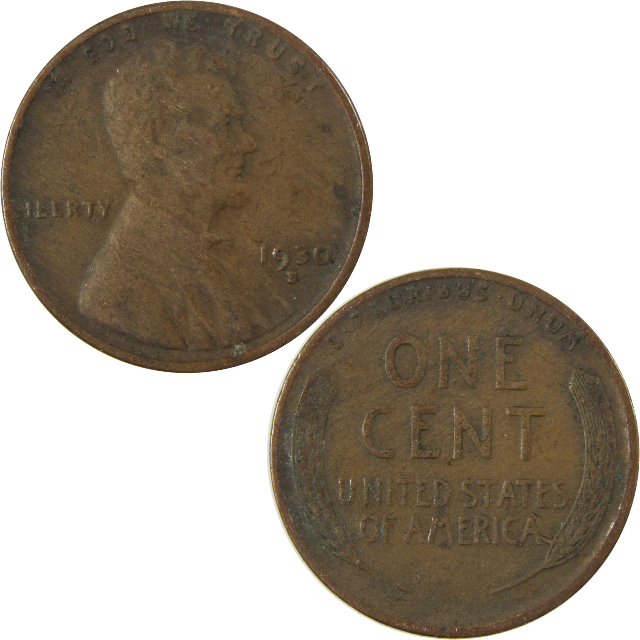 1930 S Lincoln Wheat Cent VF Very Fine Penny 1c Coin SKU:I27149