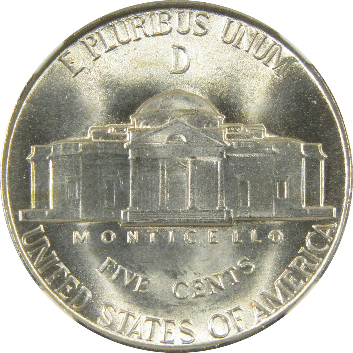 1945 D Jefferson Wartime Silver Nickel MS 67 5FS NGC Coin SKU:I28721