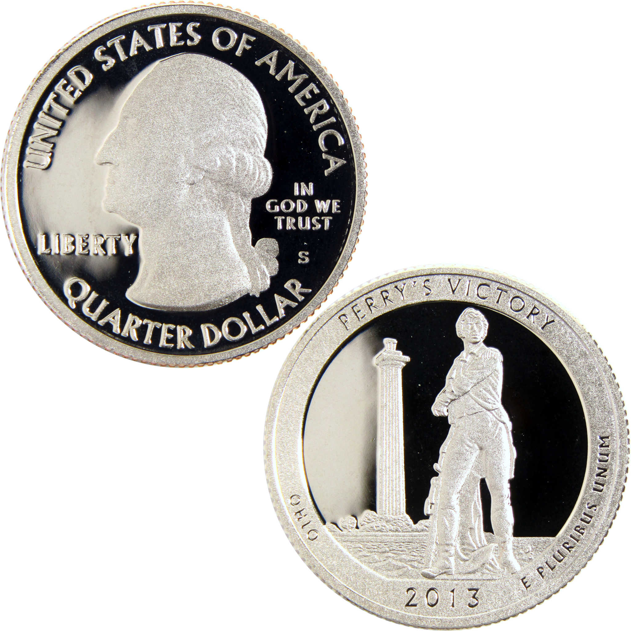 2013 S Perry's Victory National Park Quarter Clad 25c Proof Coin