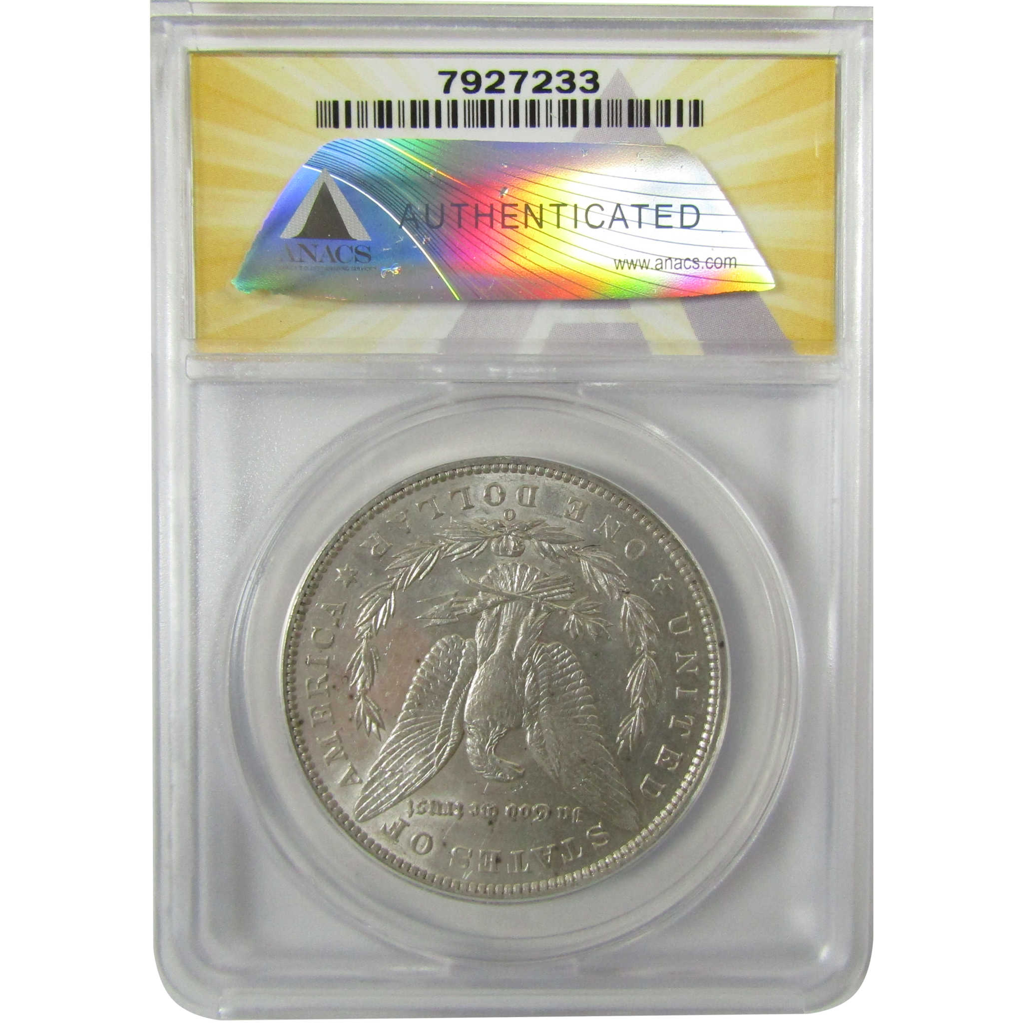 1896 O Morgan Silver Dollar AU 55 Details ANACS $1 Coin SKU:I28465