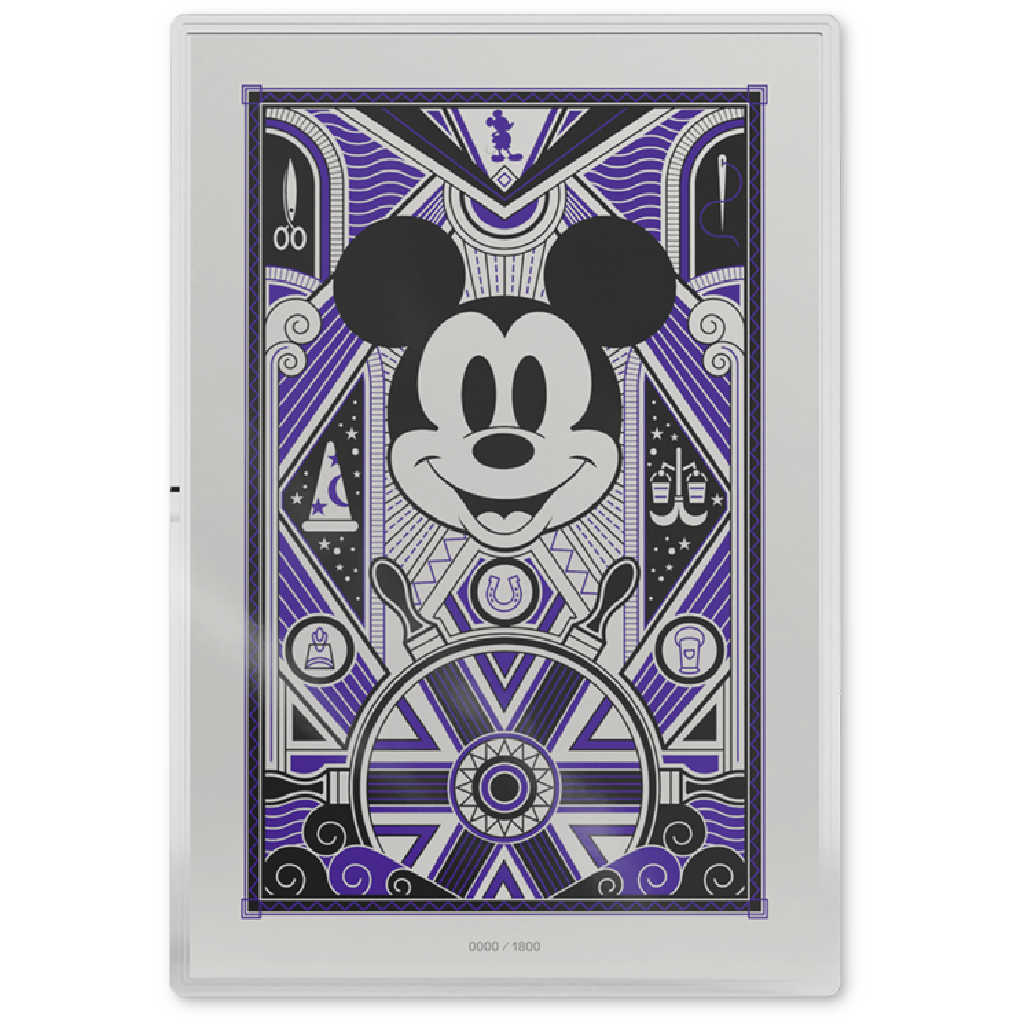 2026 Niue $1 Mickey Mouse Art Deco Collectible Silver Foil SKU:OPC274