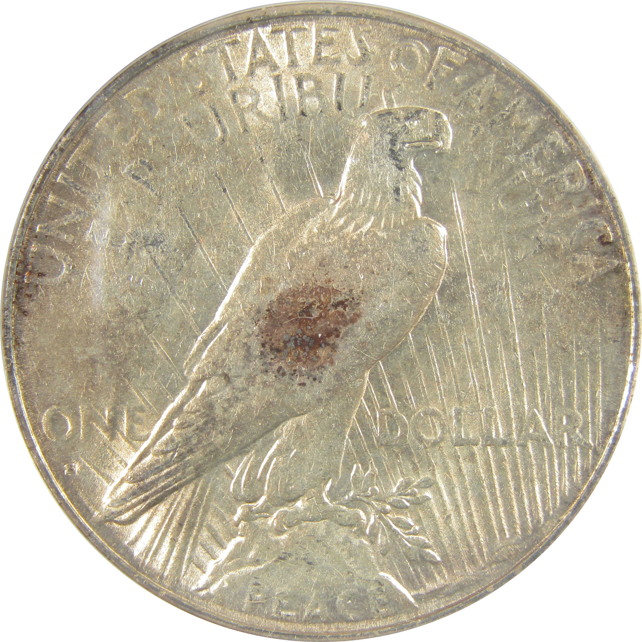 1928 S Peace Dollar AU 50 Details ANACS Silver $1 Coin SKU:I21448