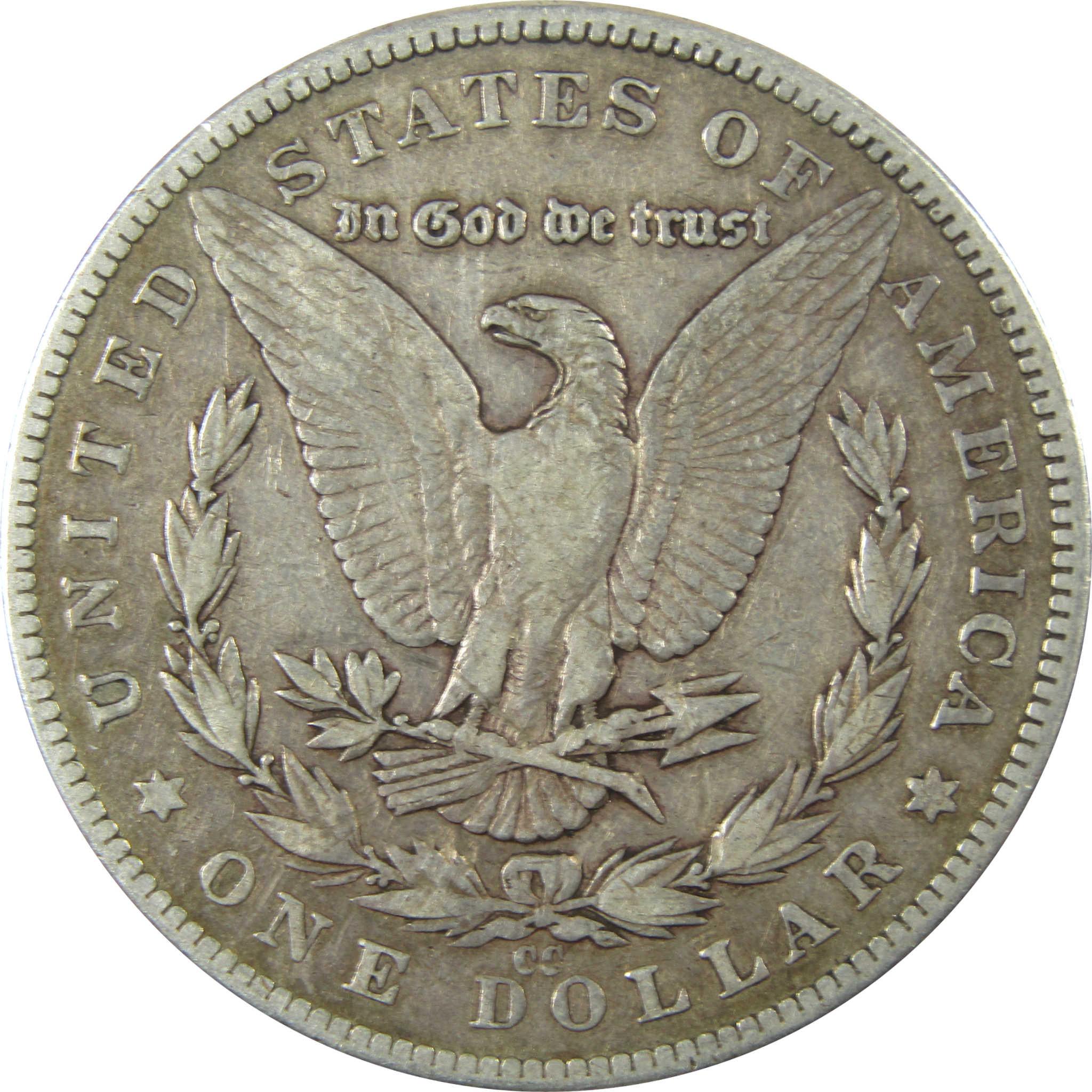 1890 CC Morgan Silver Dollar VF Very Fine $1 Coin SKU:I25124 - Morgan coin - Morgan silver dollar - Morgan silver dollar for sale - Profile Coins &amp; Collectibles