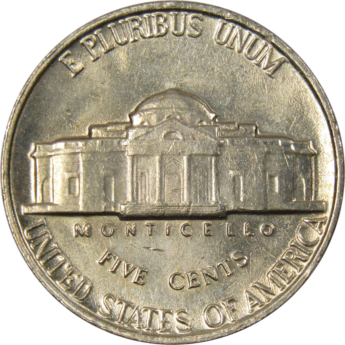 1963 Jefferson Nickel Uncirculated Mint State 5c Coin Collectible