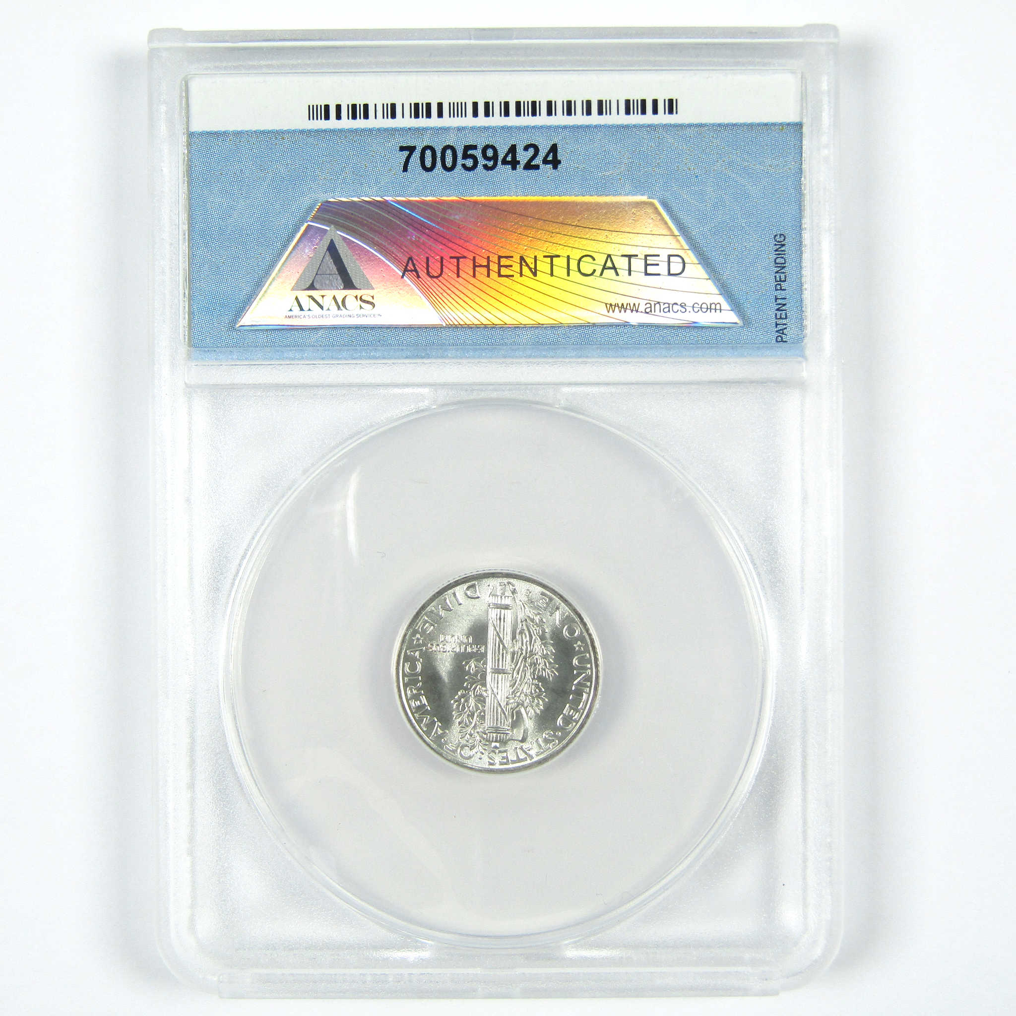 1940 S Mercury Dime MS 66 ANACS Silver 10c Uncirculated SKU:I15021