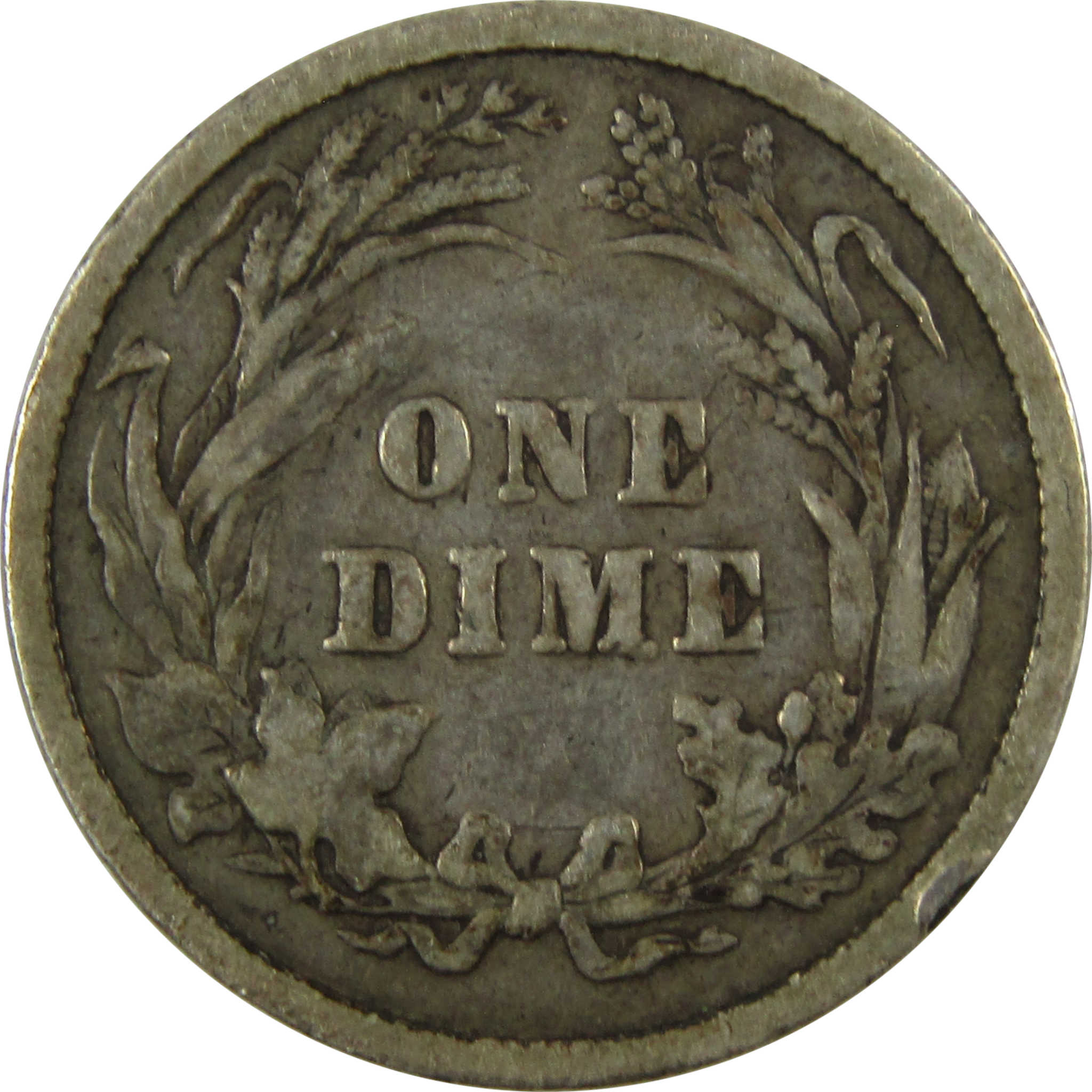 1895 Barber Silver Dime G Good Details 10c Coin Collectible SKU:CP1348